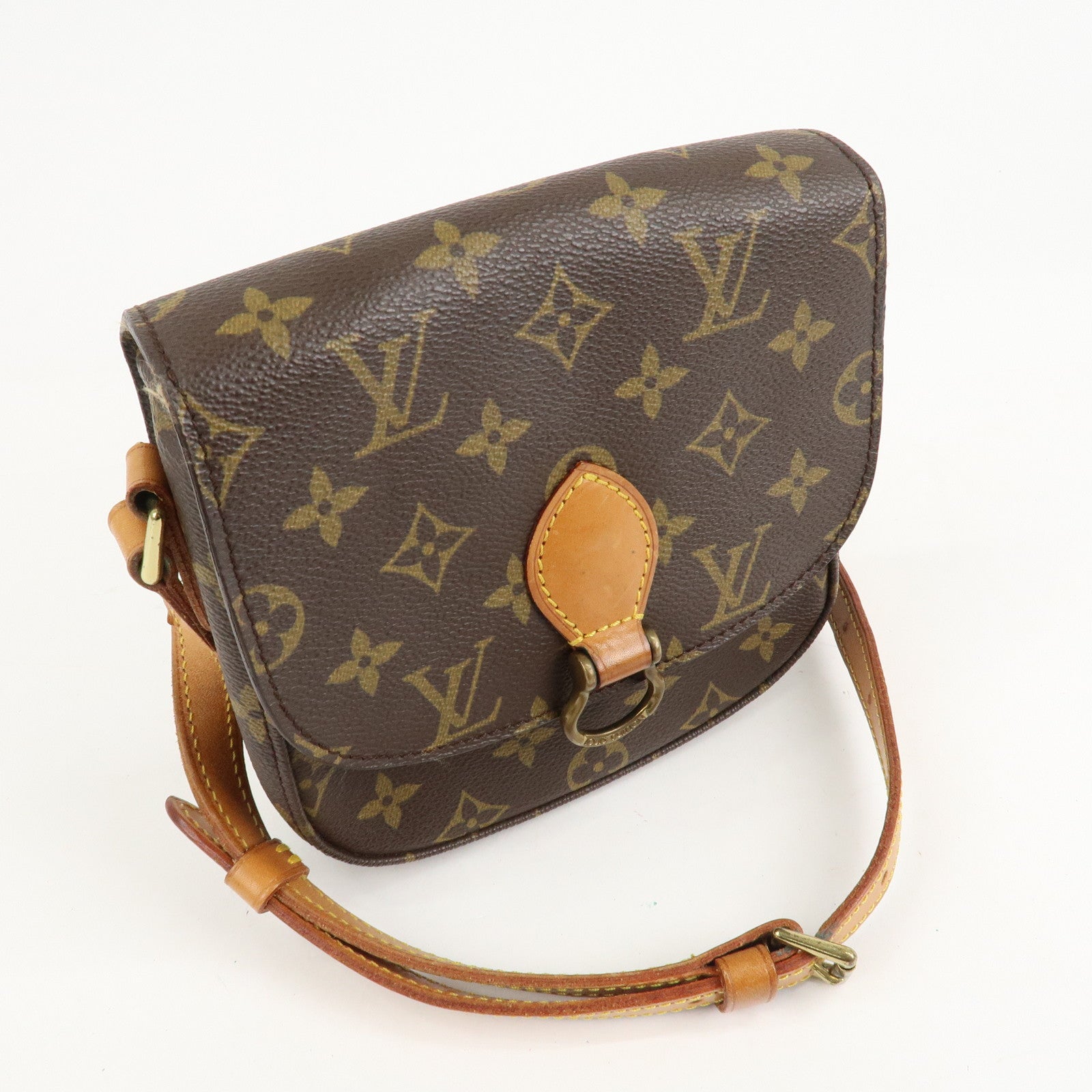 Louis Vuitton Monogram Mini Saint Cloud Shoulder Bag M51244 Used