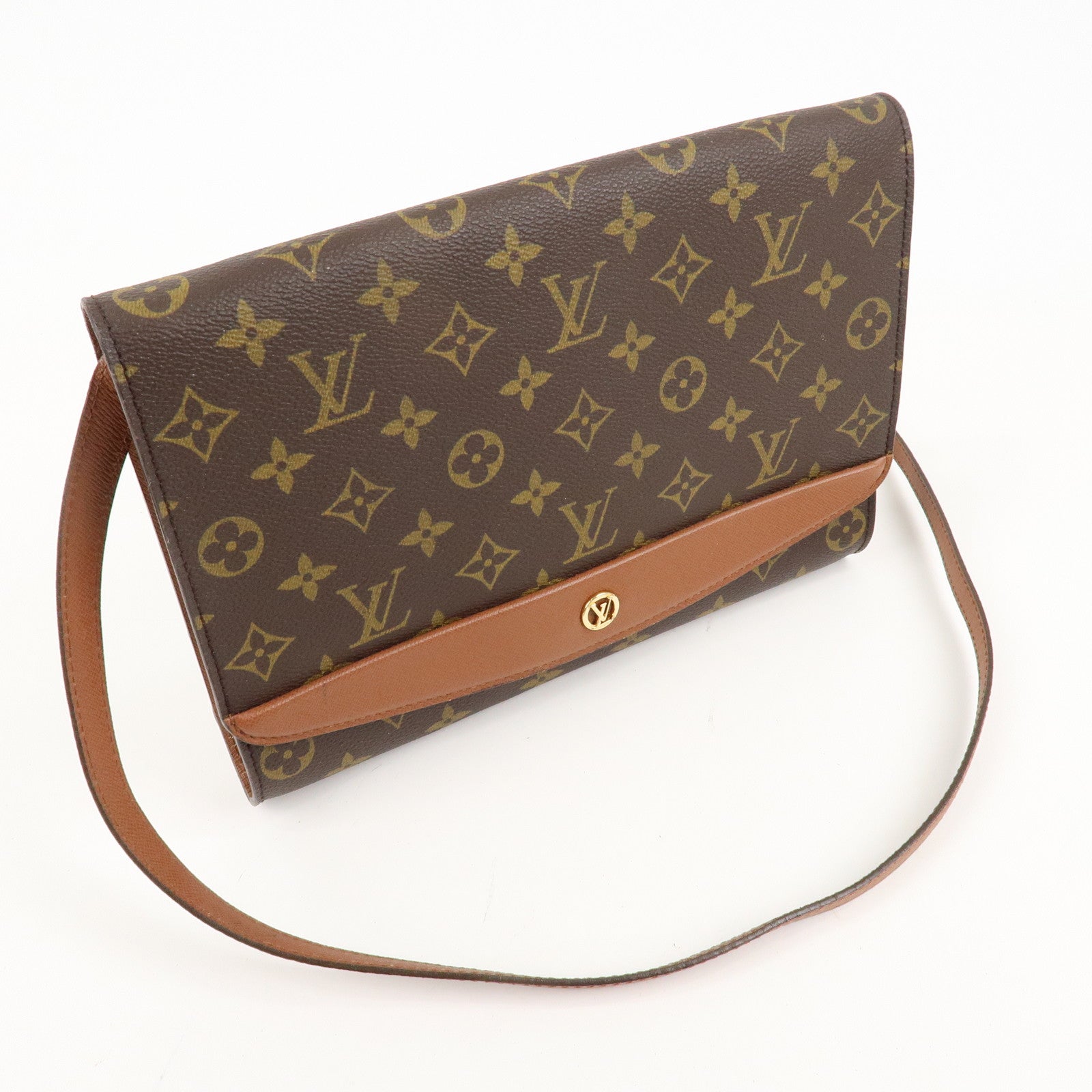 Louis Vuitton Monogram Bordeaux 2Way Bag Shoulder Bag M51797 Used