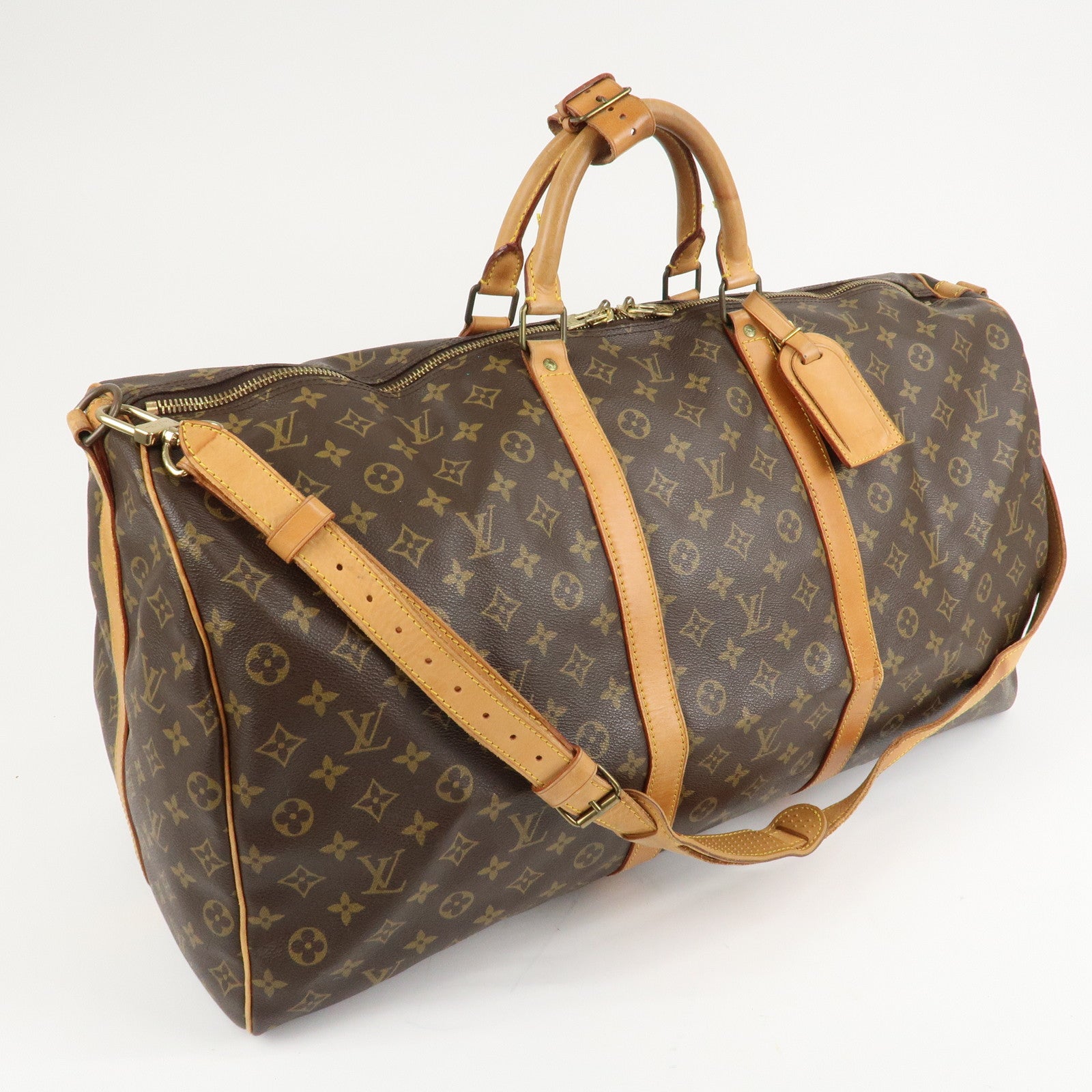 Louis Vuitton Monogram Keep All Bandouliere 60 Boston Bag M41412 Used