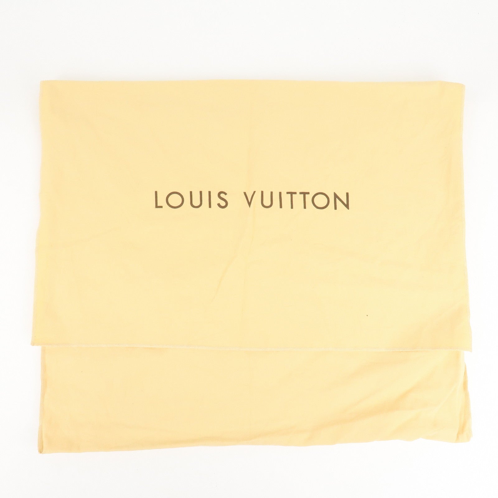 Louis Vuitton Set of 10 Dust Bag Storage Bag Flap Style Beige Used