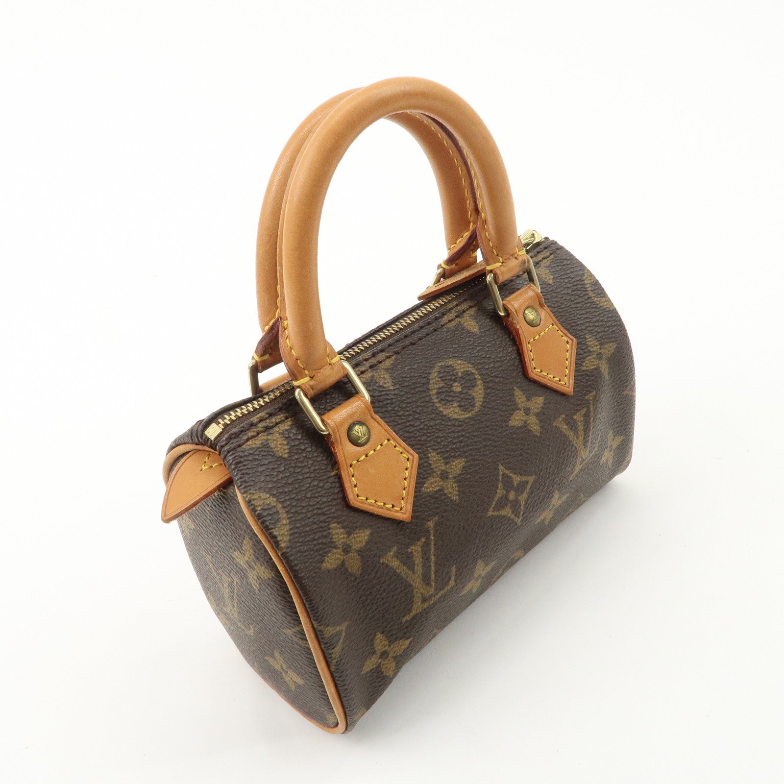 Louis Vuitton Monogram Mini Speedy & Strap M41534 J75010 Used
