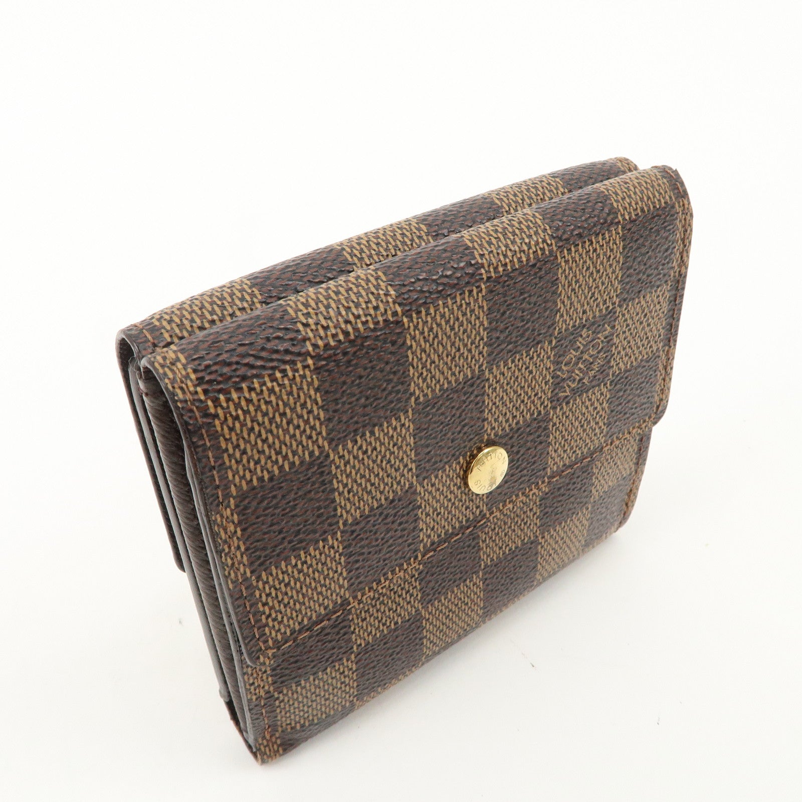 Louis Vuitton Damier Porte Monnaie Bier Carte Credit N61652 Used