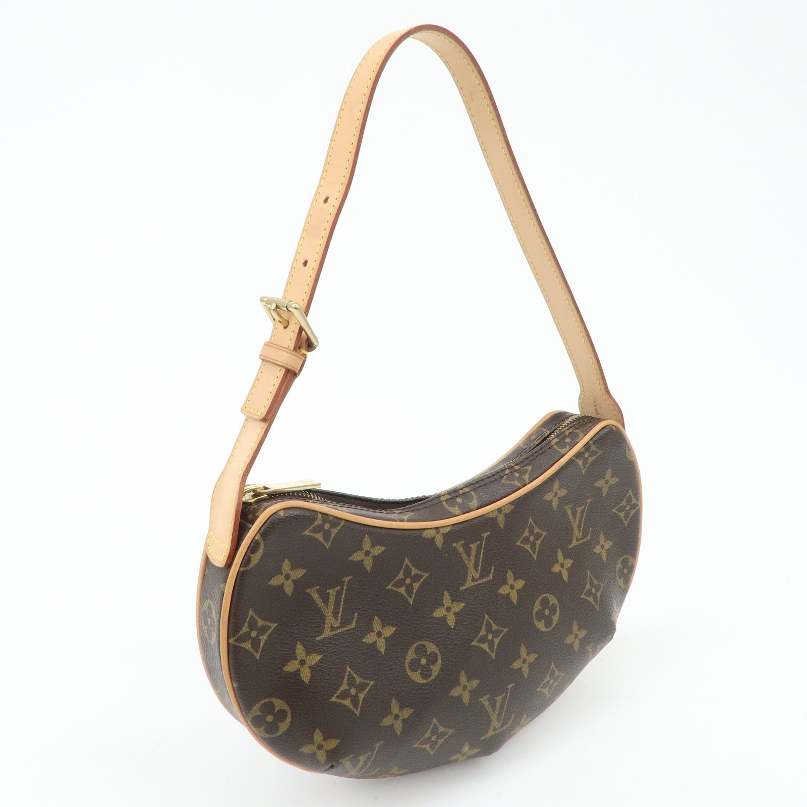 Louis Vuitton Monogram Pochette Croissant Shoulder Bag M51510 Used