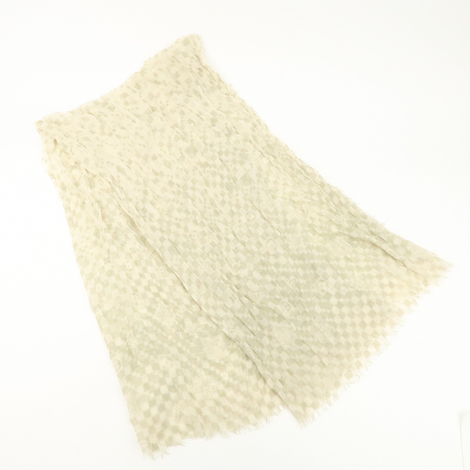 Louis Vuitton Damier Azur Etole Alize Shawl Scarf M72578 Used