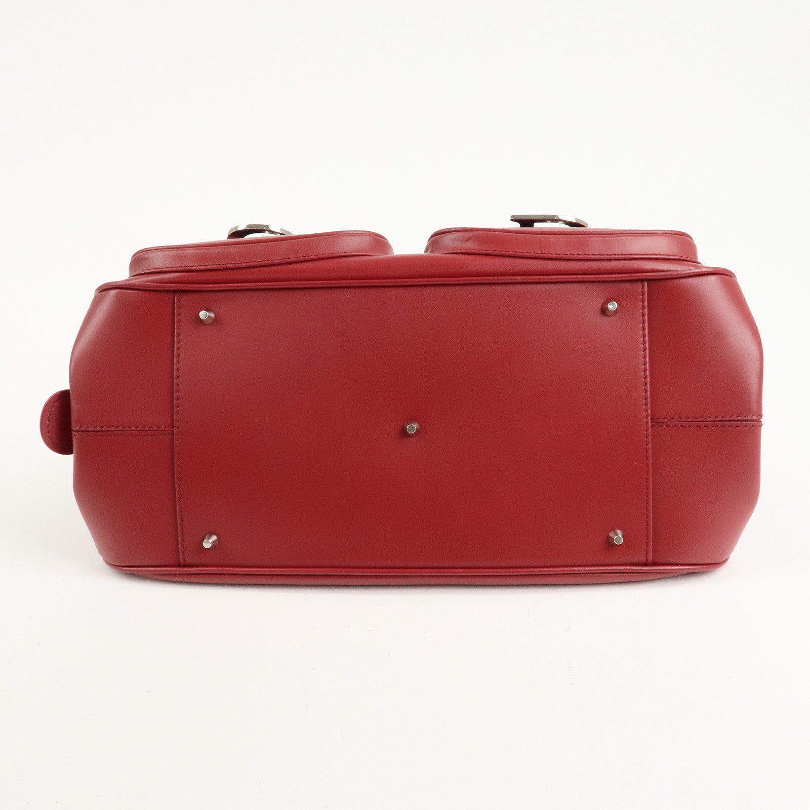 Christian Dior Detective Bag Satchel Bag Hand Bag Red Used