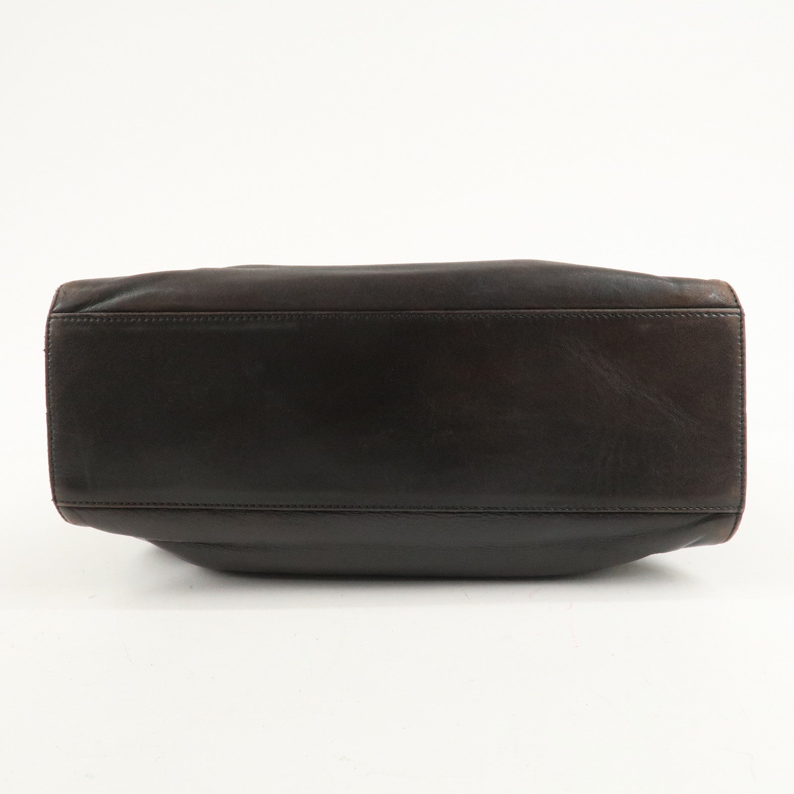 CHANEL COCO Mark Lamb Skin  Chain Shoulder Bag Brown Gold Used