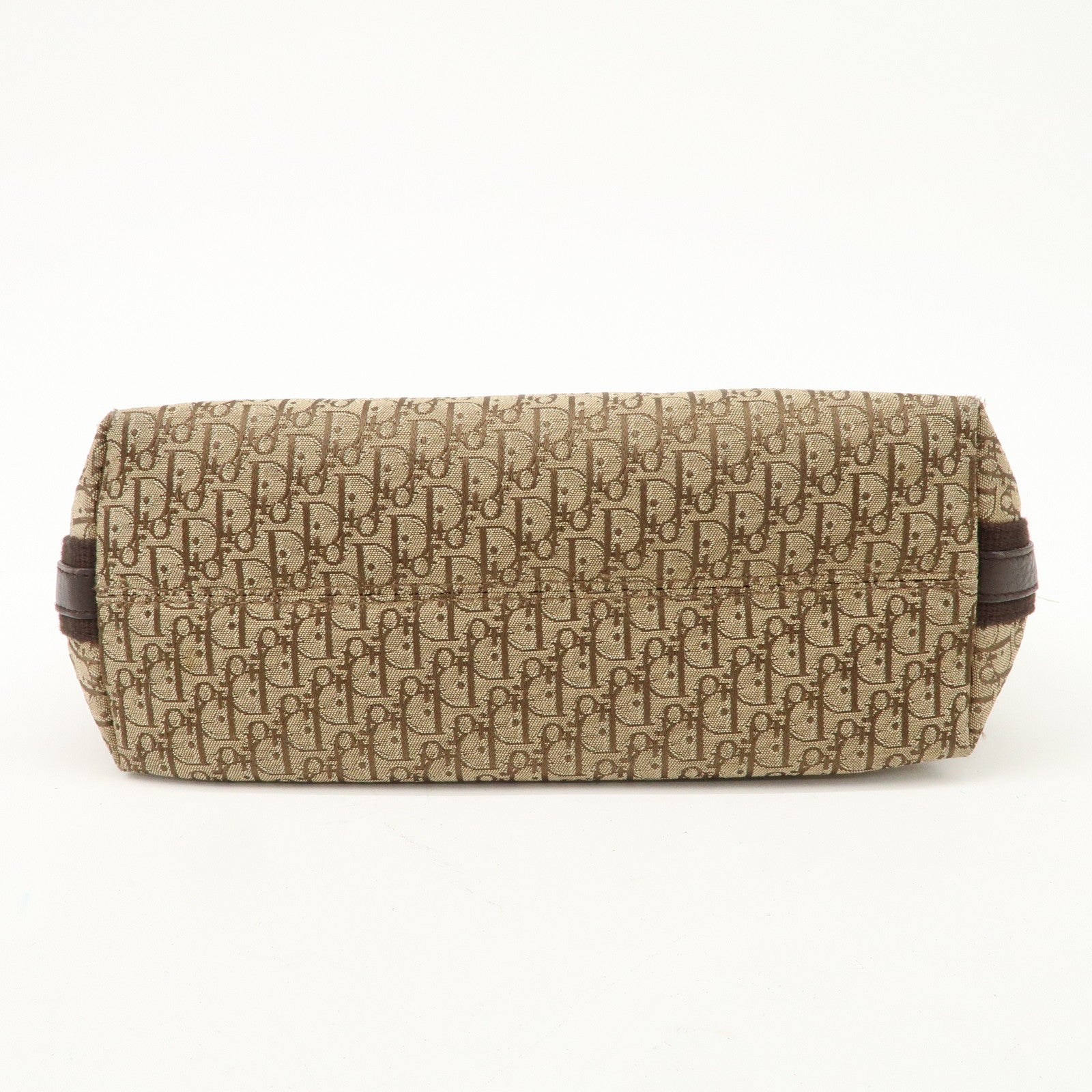 Christian Dior Street Chic Trotter Canvas Leather Shoulder Bag Used