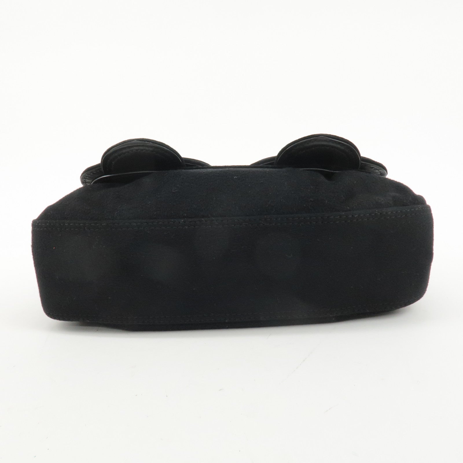 FENDI Chain Shoulder Bag Wool Leather Shoulder Bag 8BN165 Used