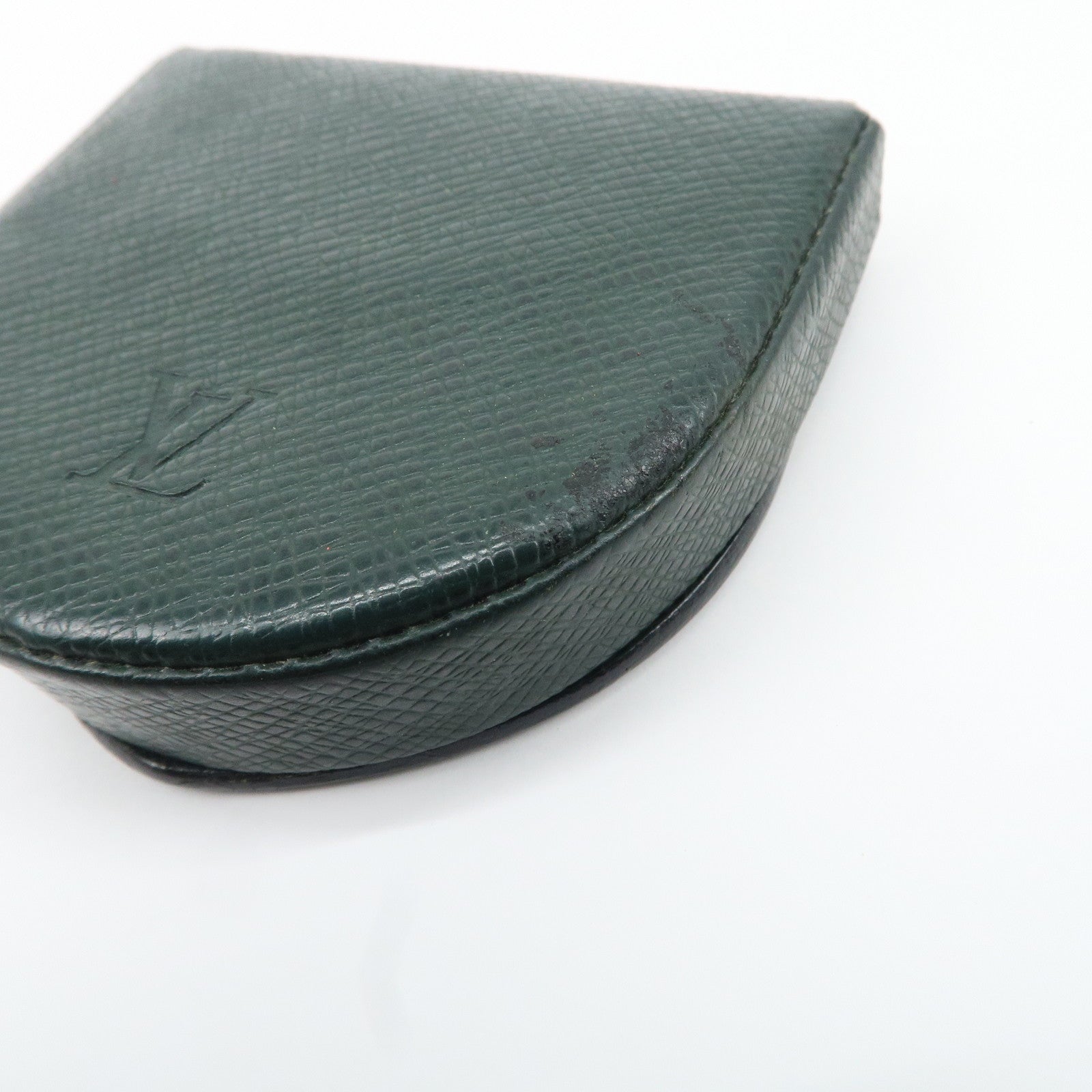Louis Vuitton Taiga Set of 2 Wallet Coin Case Epicea M30374 M3046P Used