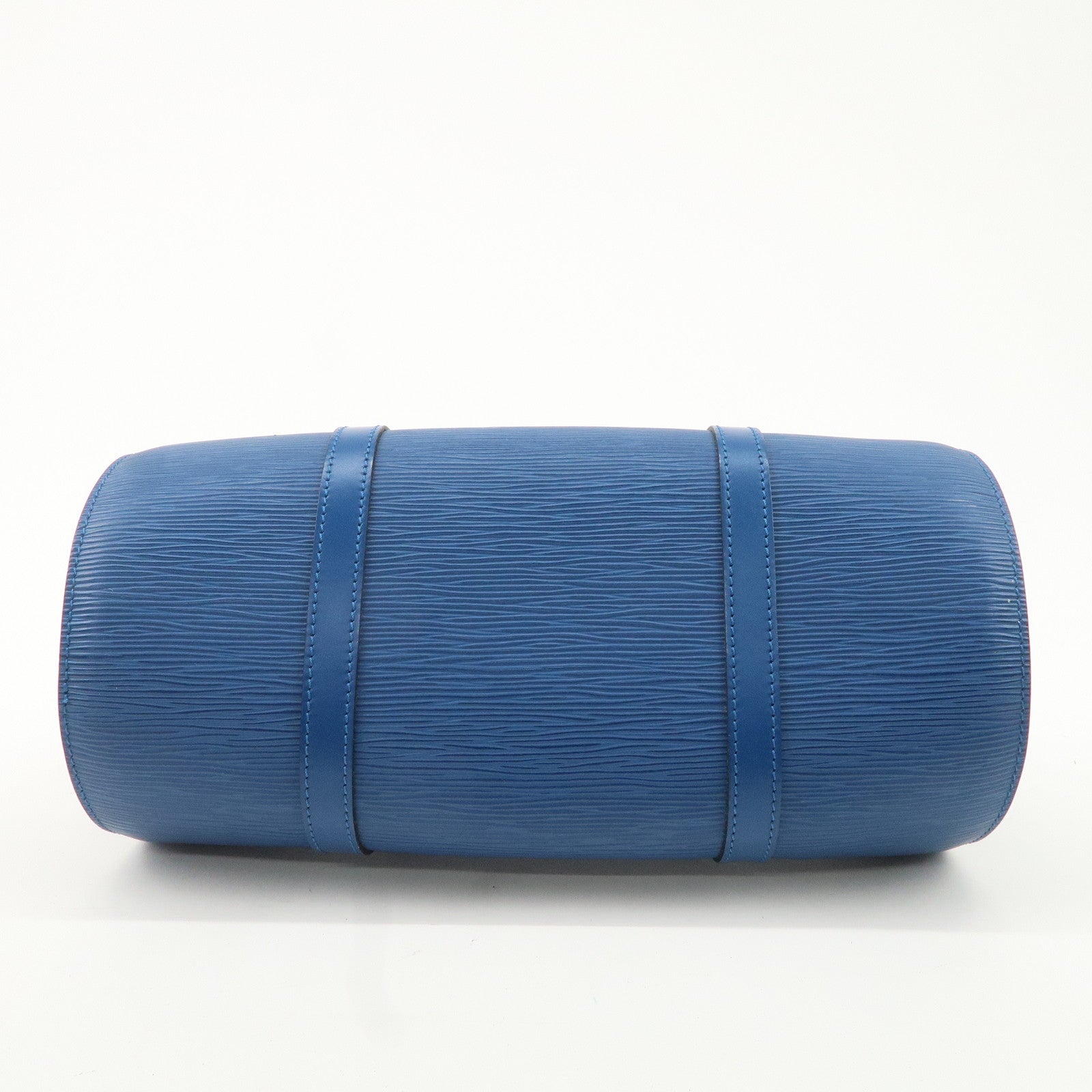 Louis Vuitton Epi Soufflot Shoulder Bag Hand Bag Blue M52222 Used