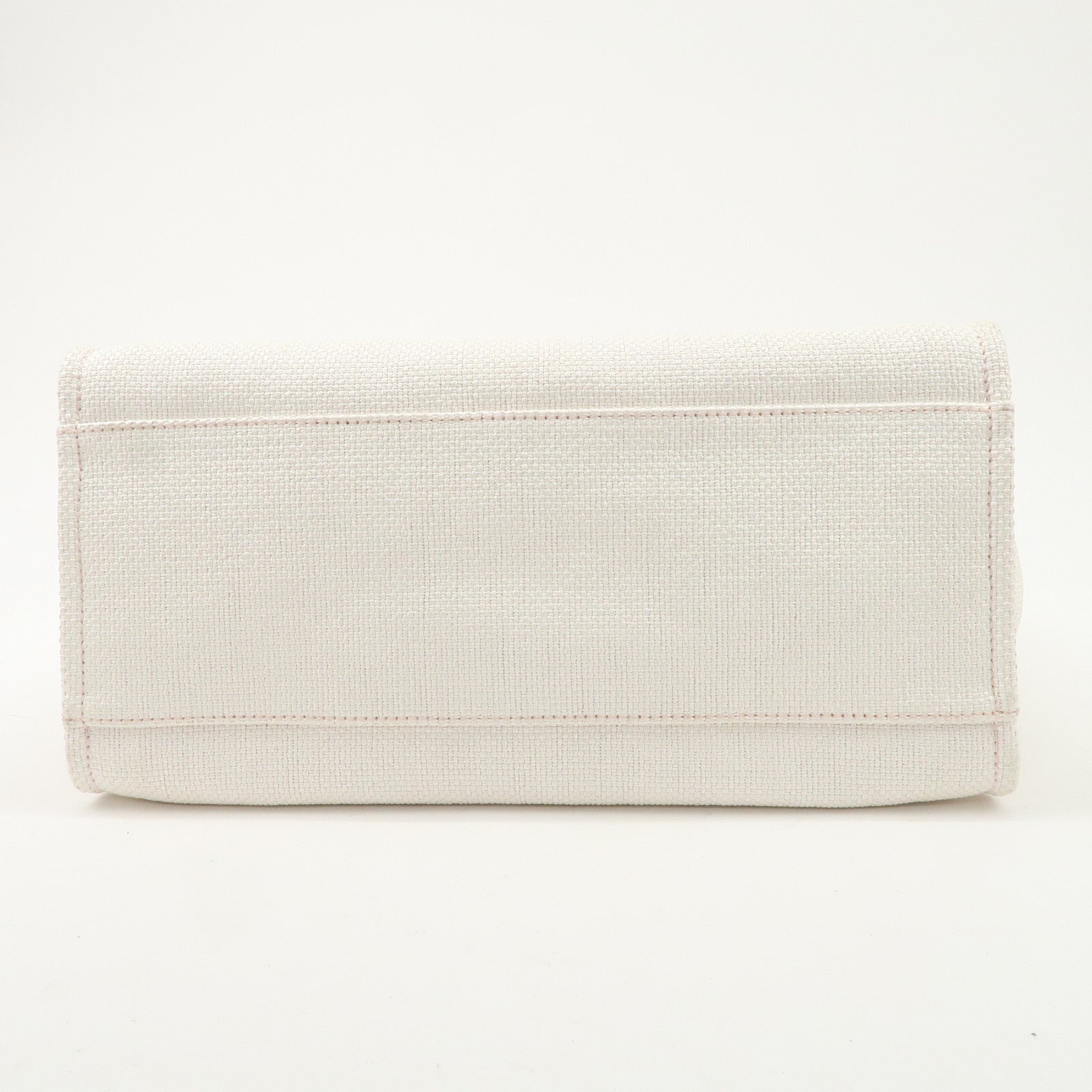 CHANEL Deauville Raffia Leather Chain Tote Bag GM Pink A66941 Used