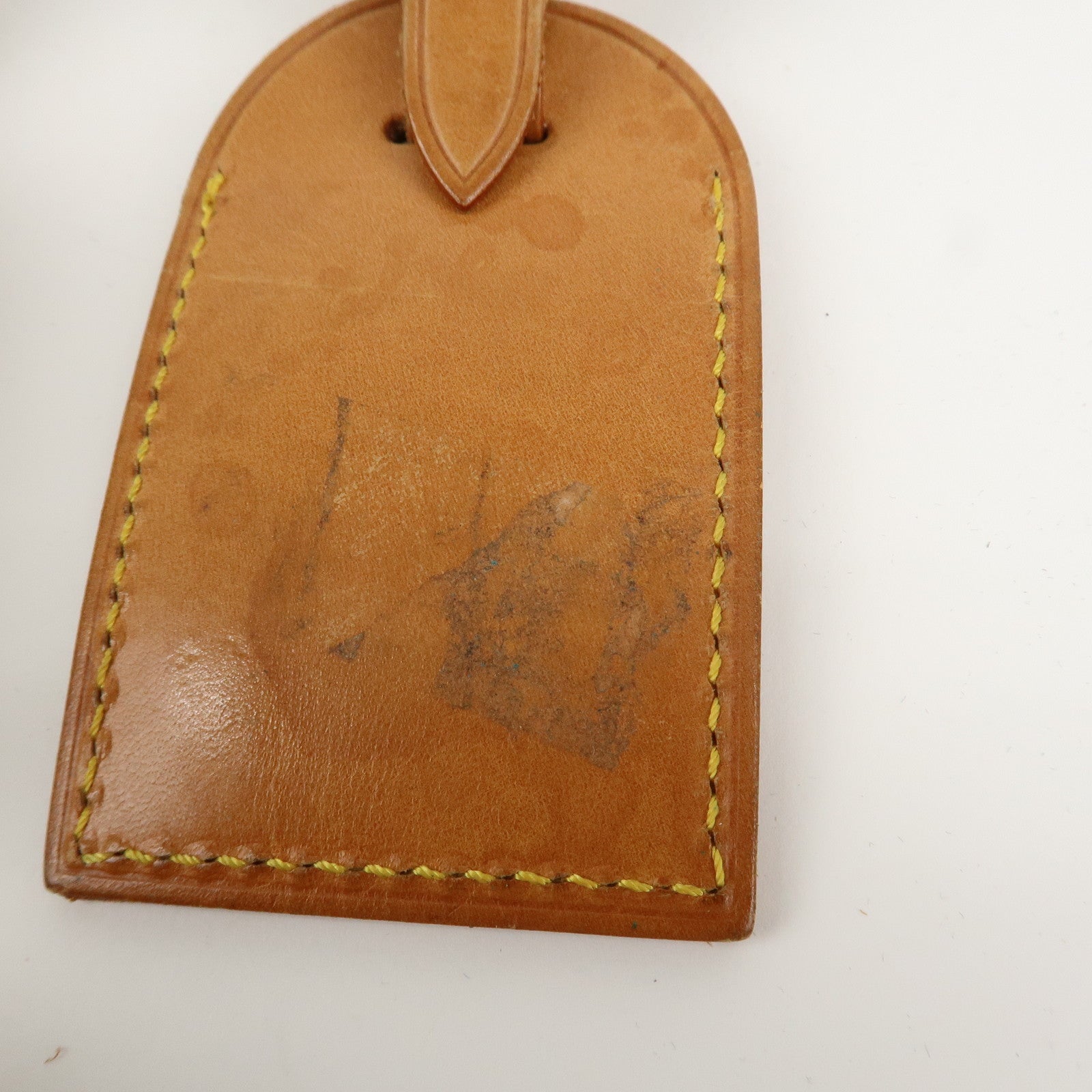 Louis Vuitton Set of 20 Name Tag & Poignet Leather Beige Used