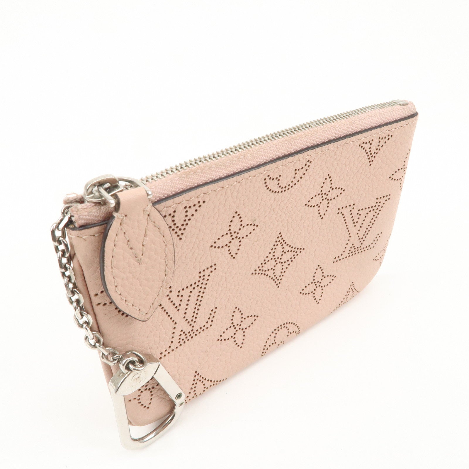 Louis Vuitton Monogram Mahina Pochette Cles Magnolia Pink M69508 Used
