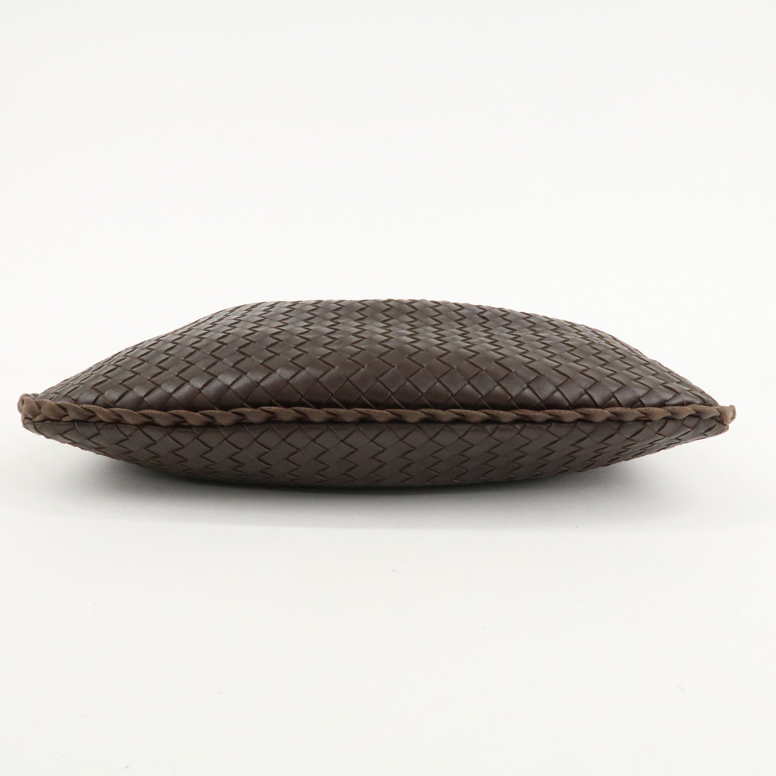 BOTTEGA VENETA Hobo Intrecciato Leather Shoulder Bag Brown 115653 Used