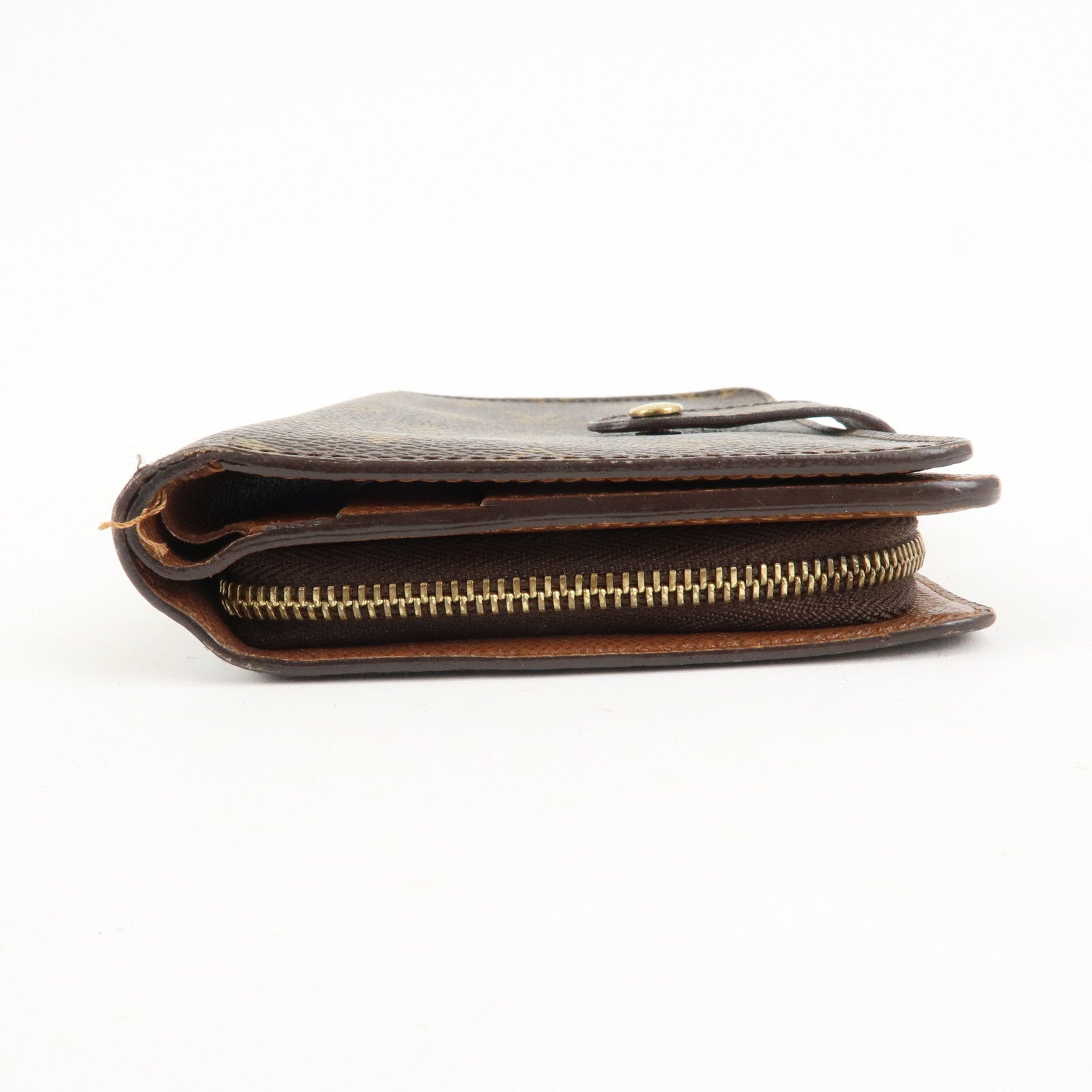 Louis Vuitton Monogram Porte Papier Zip Bi-fold Wallet M61207 Used