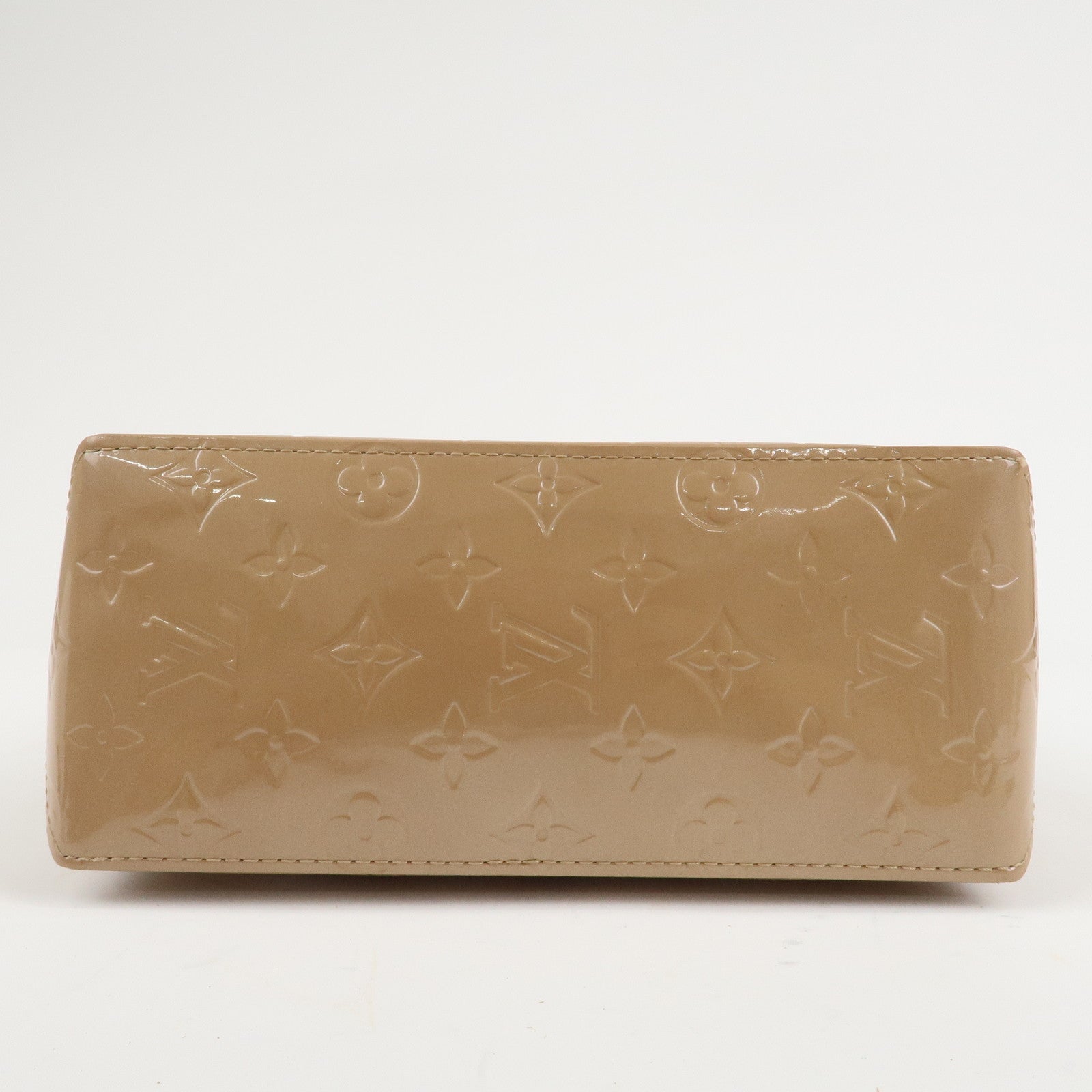 Louis Vuitton Monogram Vernis Lead PM Hand Bag Noisette M91334 Used