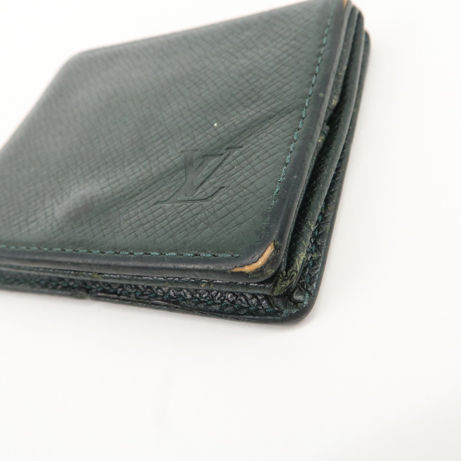 Louis Vuitton Set of 2 Taiga Coin Case Sepia Epicea M30374 M30384 Used