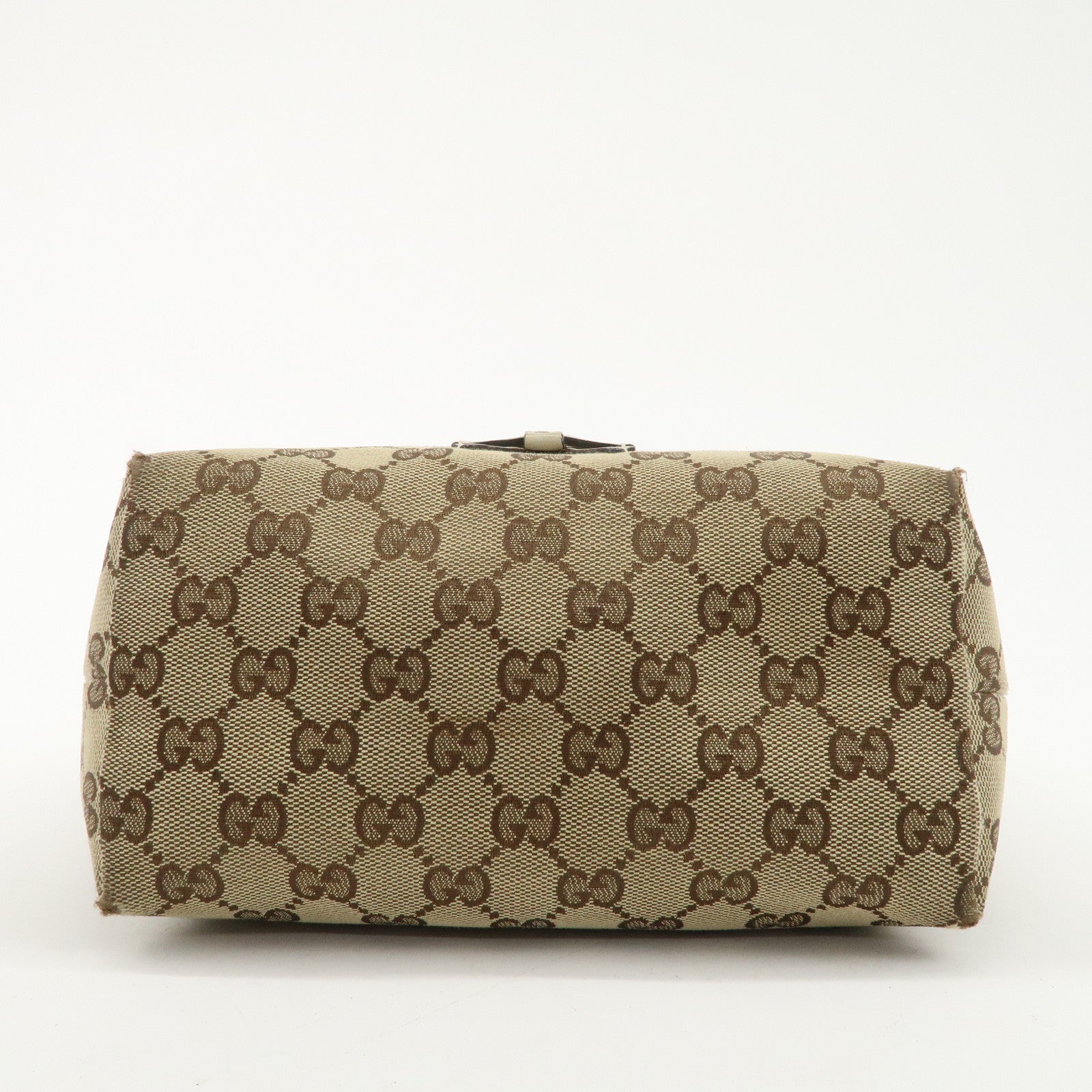 GUCCI Children's ZOO GG Canvas Leather Papagallo Tote Bag 271101 Used