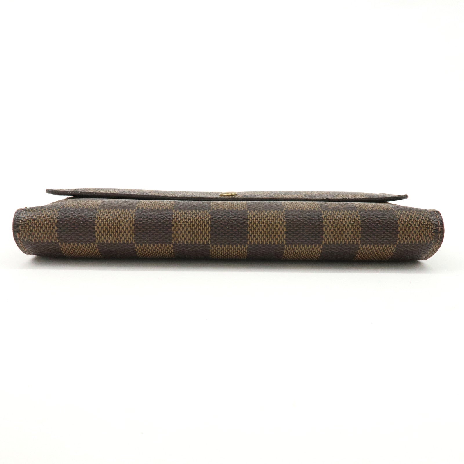 Louis vuitton Damier Porte Tresor International Long Wallet N61215 Used