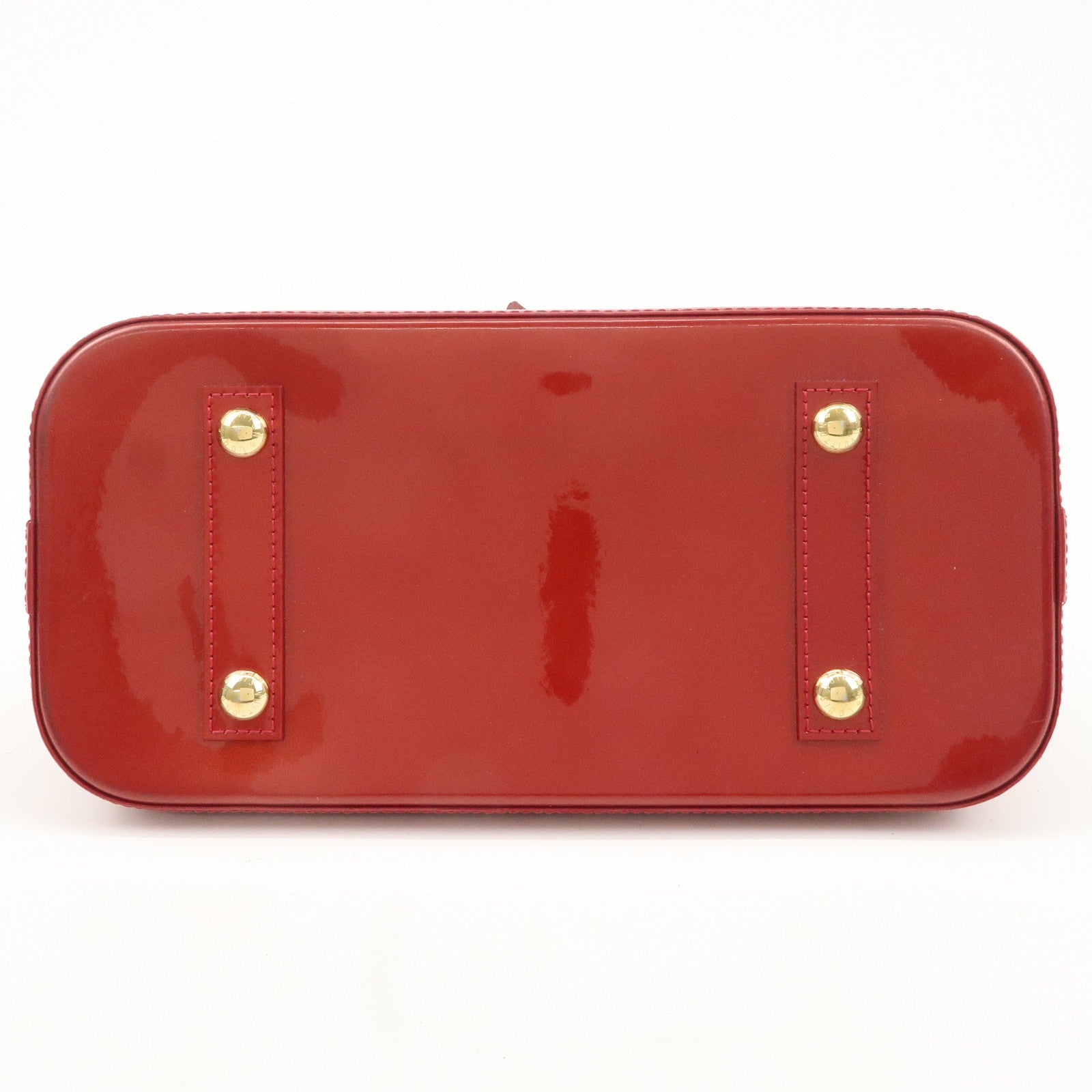 Louis Vuitton Monogram Vernis Alma PM Bag Pomme d'Amour M90096 Used
