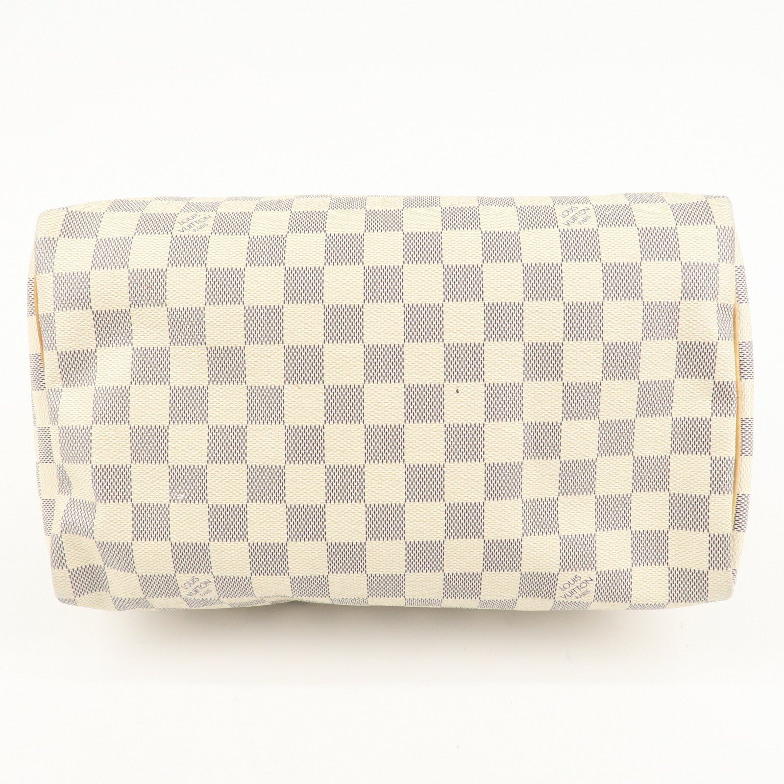 Louis Vuitton Damier Azur Speedy 30 Hand Bag Boston Bag N41533 Used