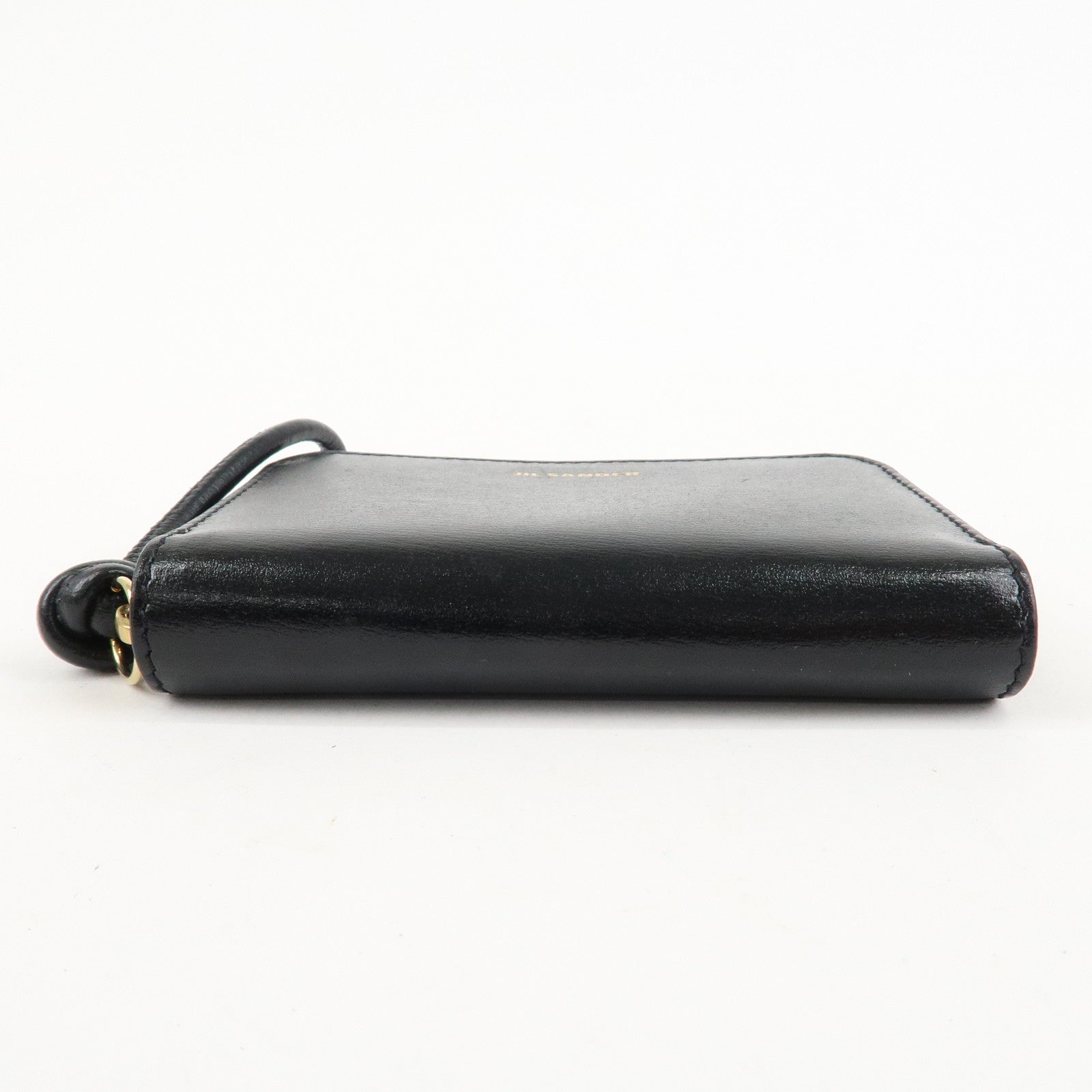Jil Sander Leather Round Zipper Coin Purse J07UI0007 P4841 Used
