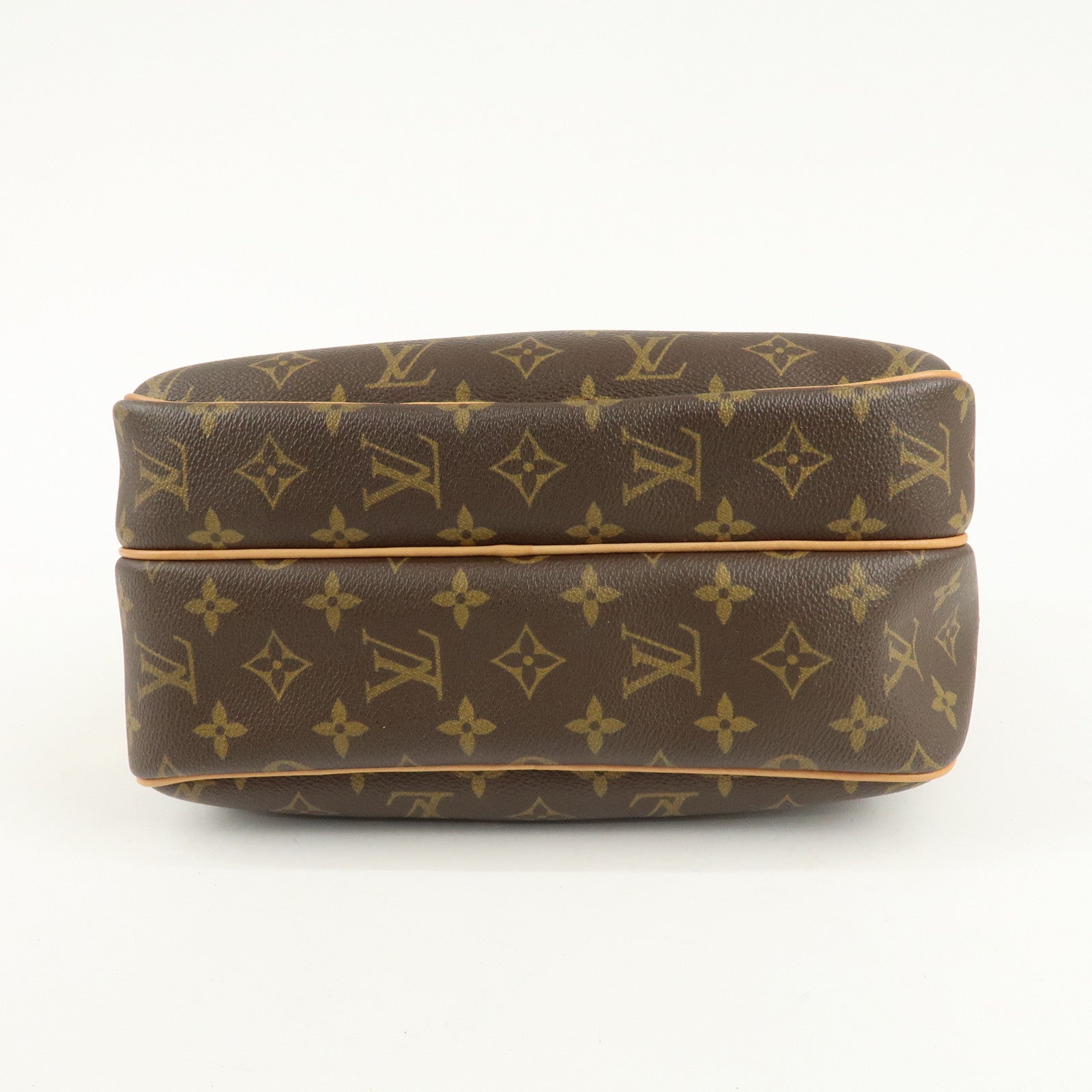Louis Vuitton Monogram Reporter PM Shoulder Bag Brown M45254 Used