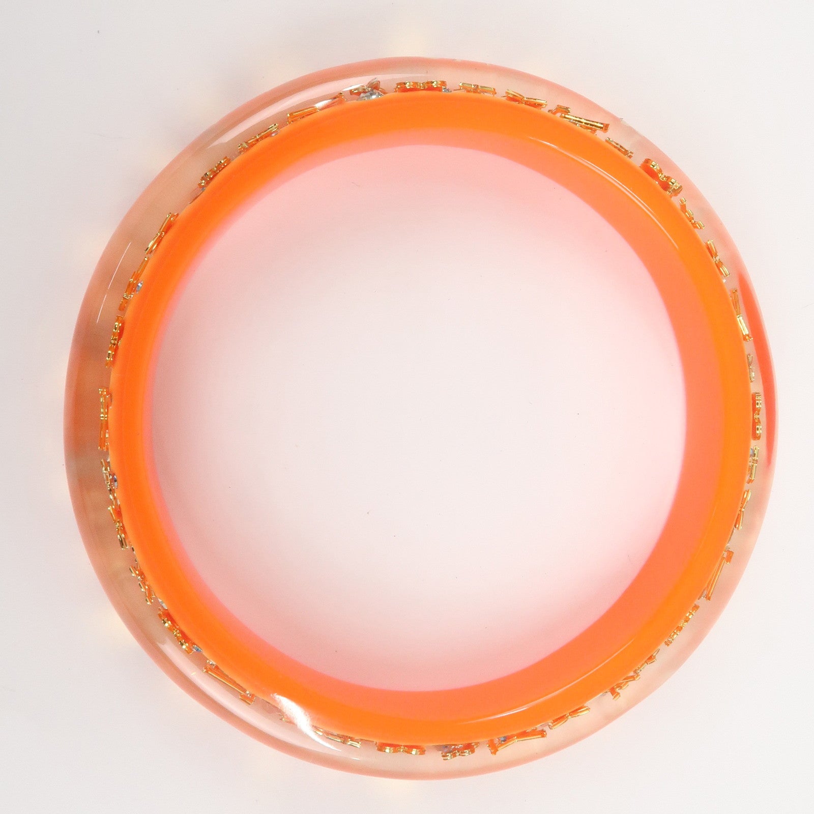 Louis Vuitton Bracelet Inclusion TPM Bangle Orange Used