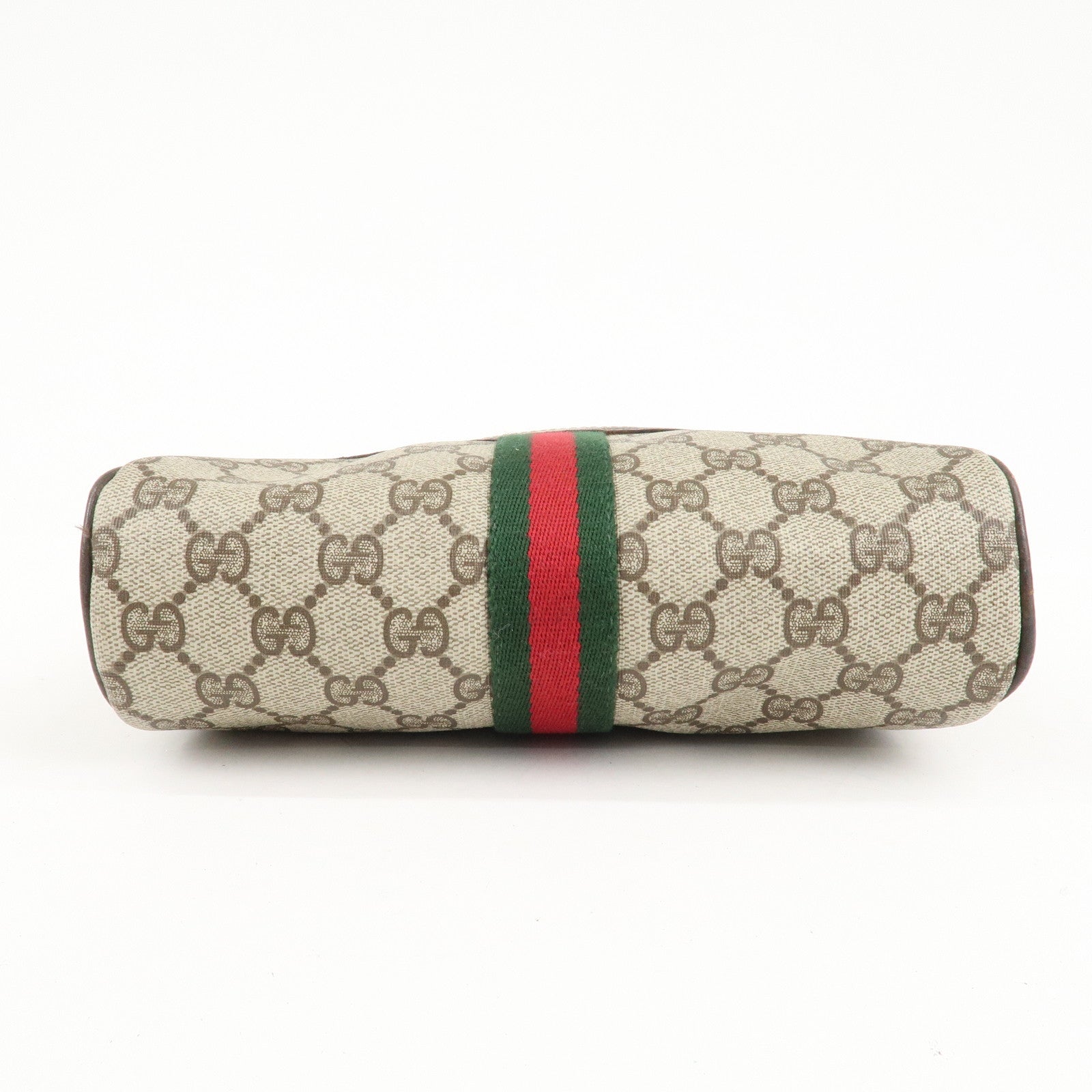 GUCCI Old Gucci Sherry GG Supreme Leather Shoulder Bag 010.378 Used