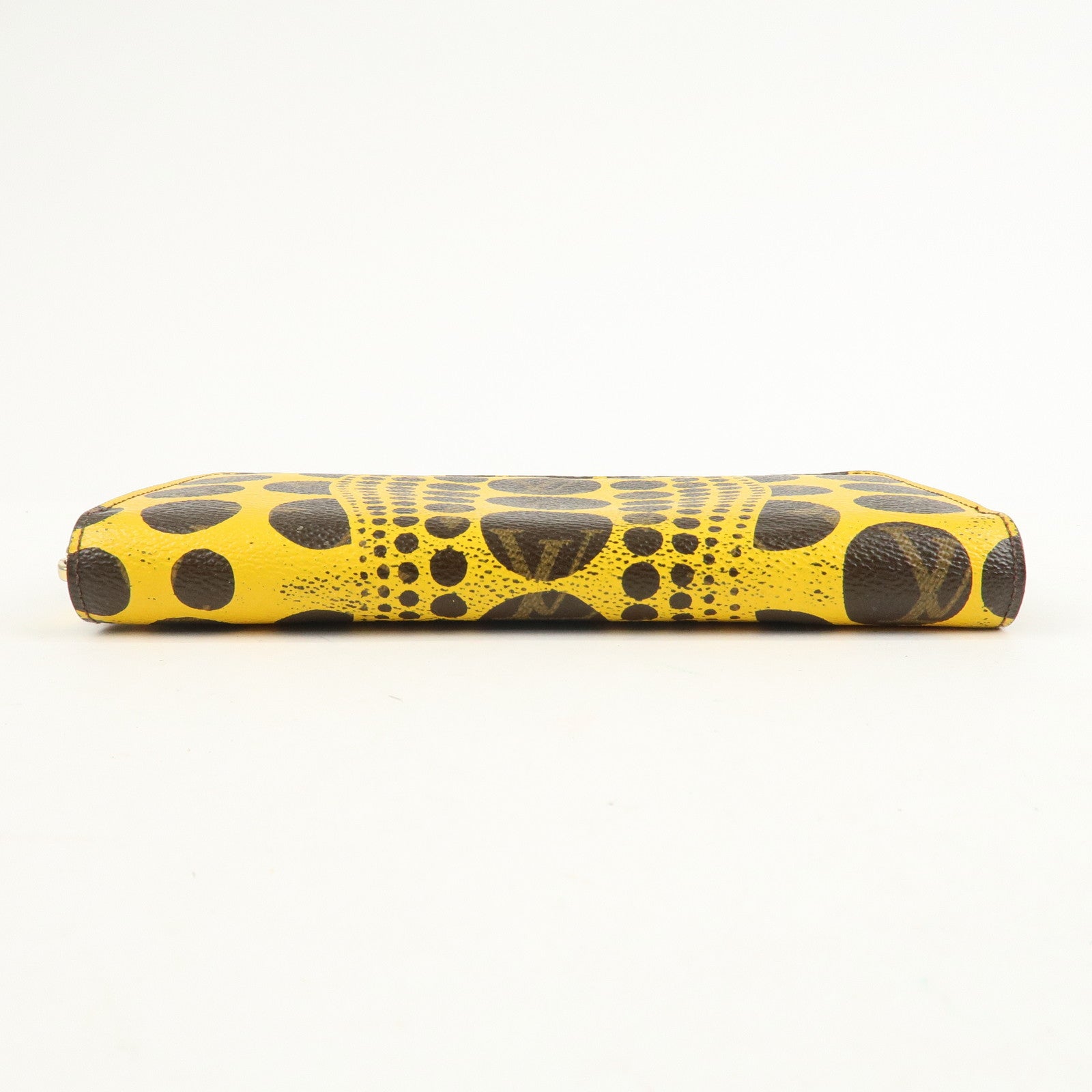Louis Vuitton Monogram Zippy Wallet Pumpkin Dots Jaune M60449 Used