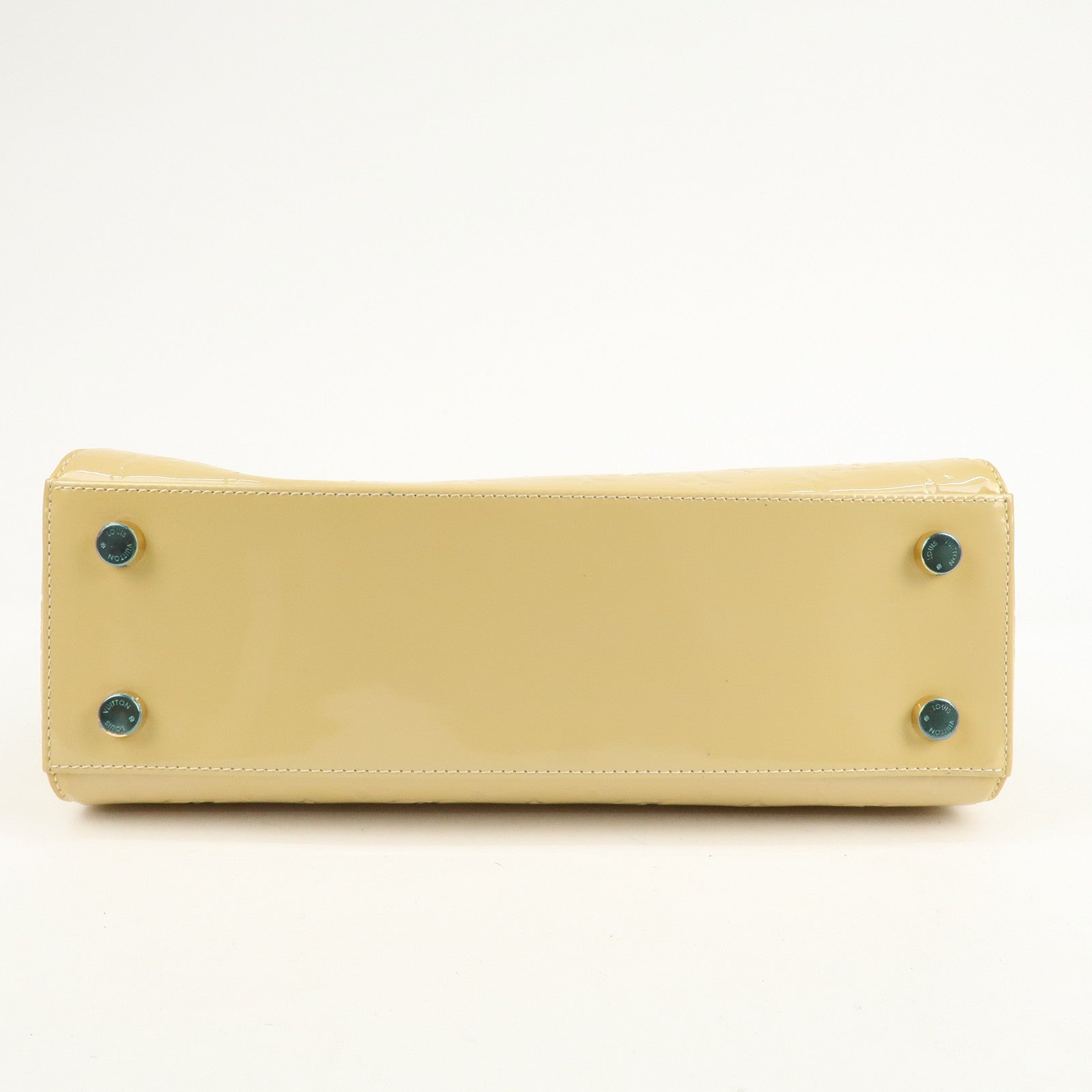 Louis Vuitton Monogram Vernis Blair MM Hand Bag Citrine M90108 Used