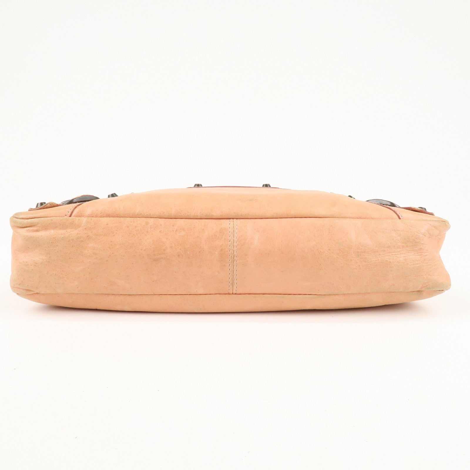 BALENCIAGA The First Leather 2Way Bag Hand Bag Pink 103208 Used