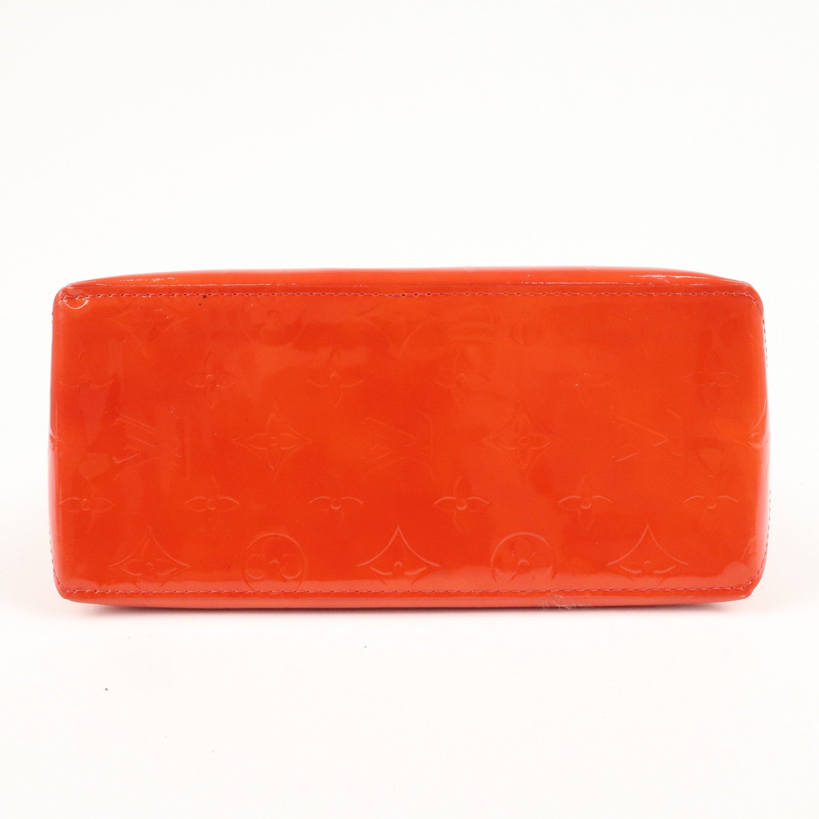 Louis Vuitton Monogram Vernis Lead PM Hand Bag M91088 Rouge Used