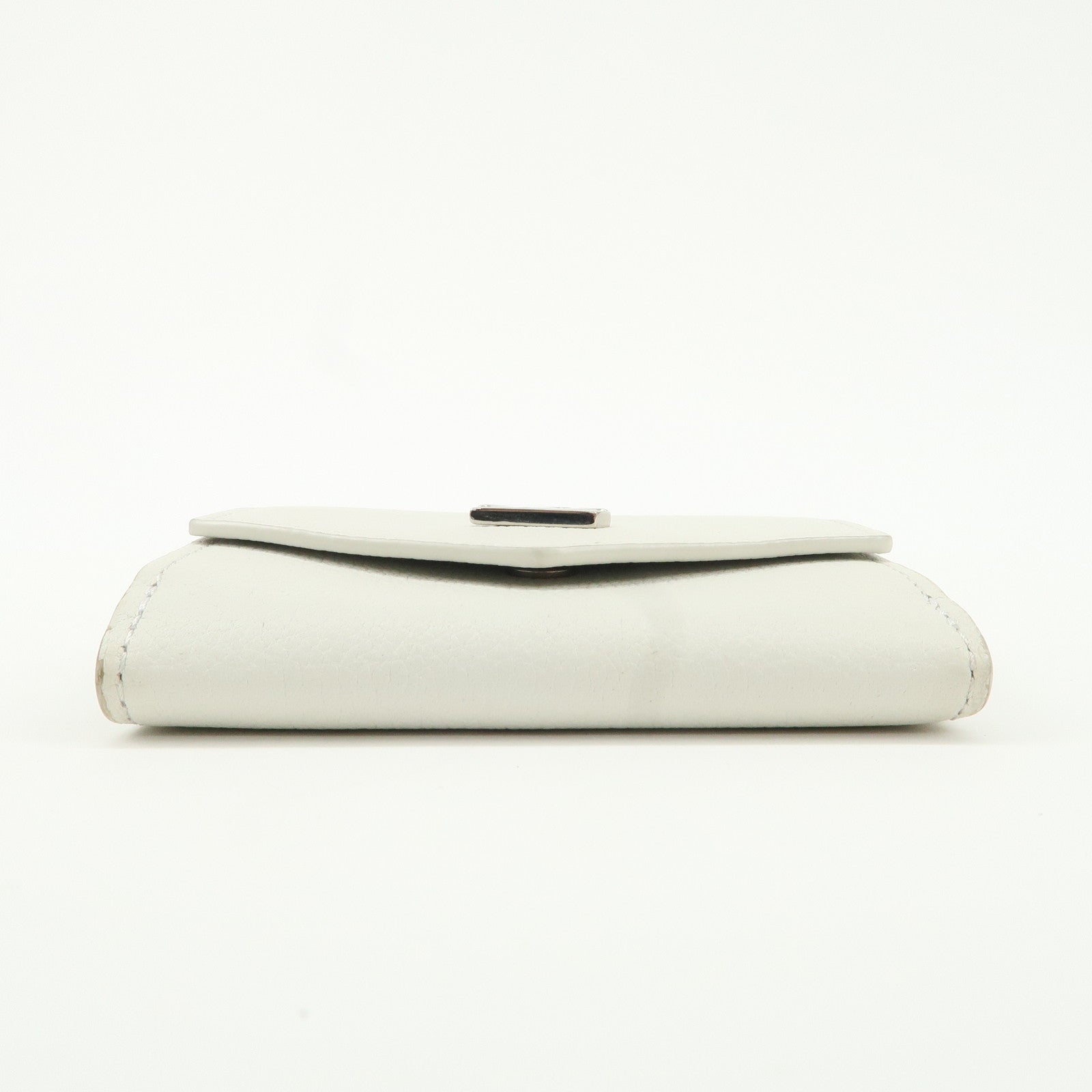 Louis Vuitton Portefeuille Lock Mini Wallet White M68482 Used