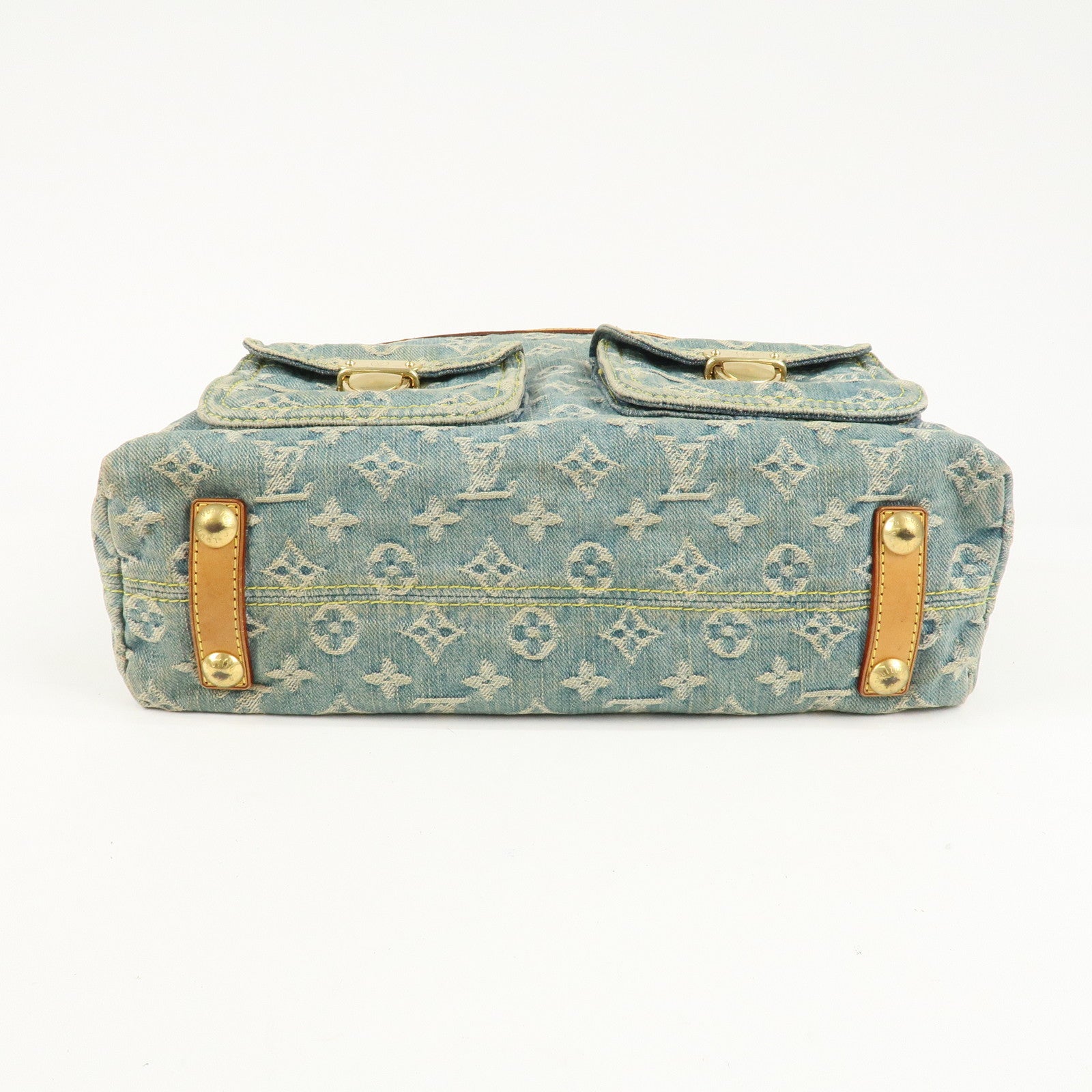 Louis Vuitton Monogram Denim Baggy GM Shoulder Bag M95048 Used