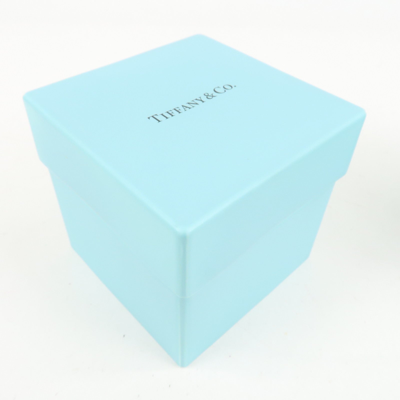 Tiffany&Co. Set of 2 Bone Ash Bone China Pottery Box Blue Used