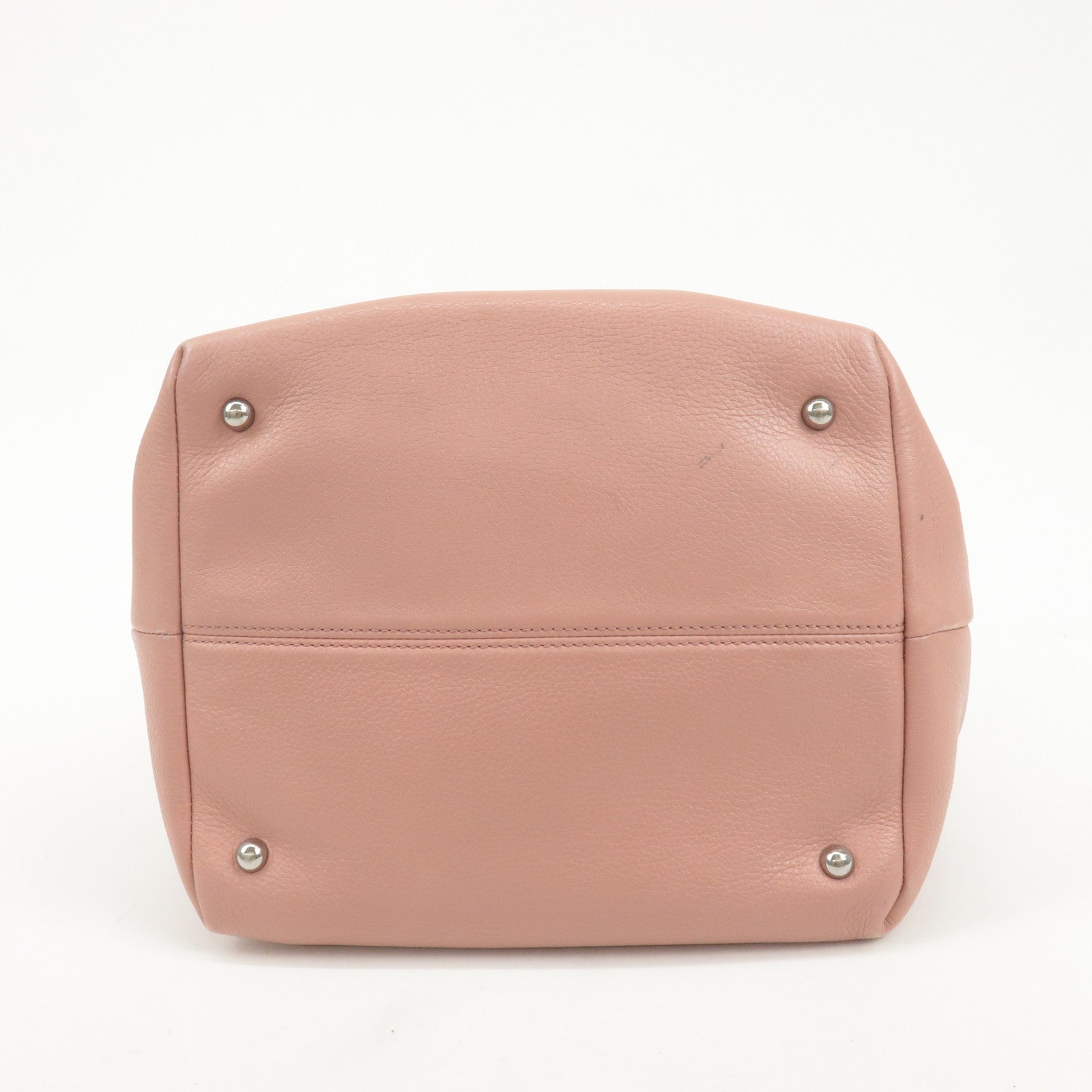 LOEWE Leather Karie PM Hand Bag Pink 10903 Used
