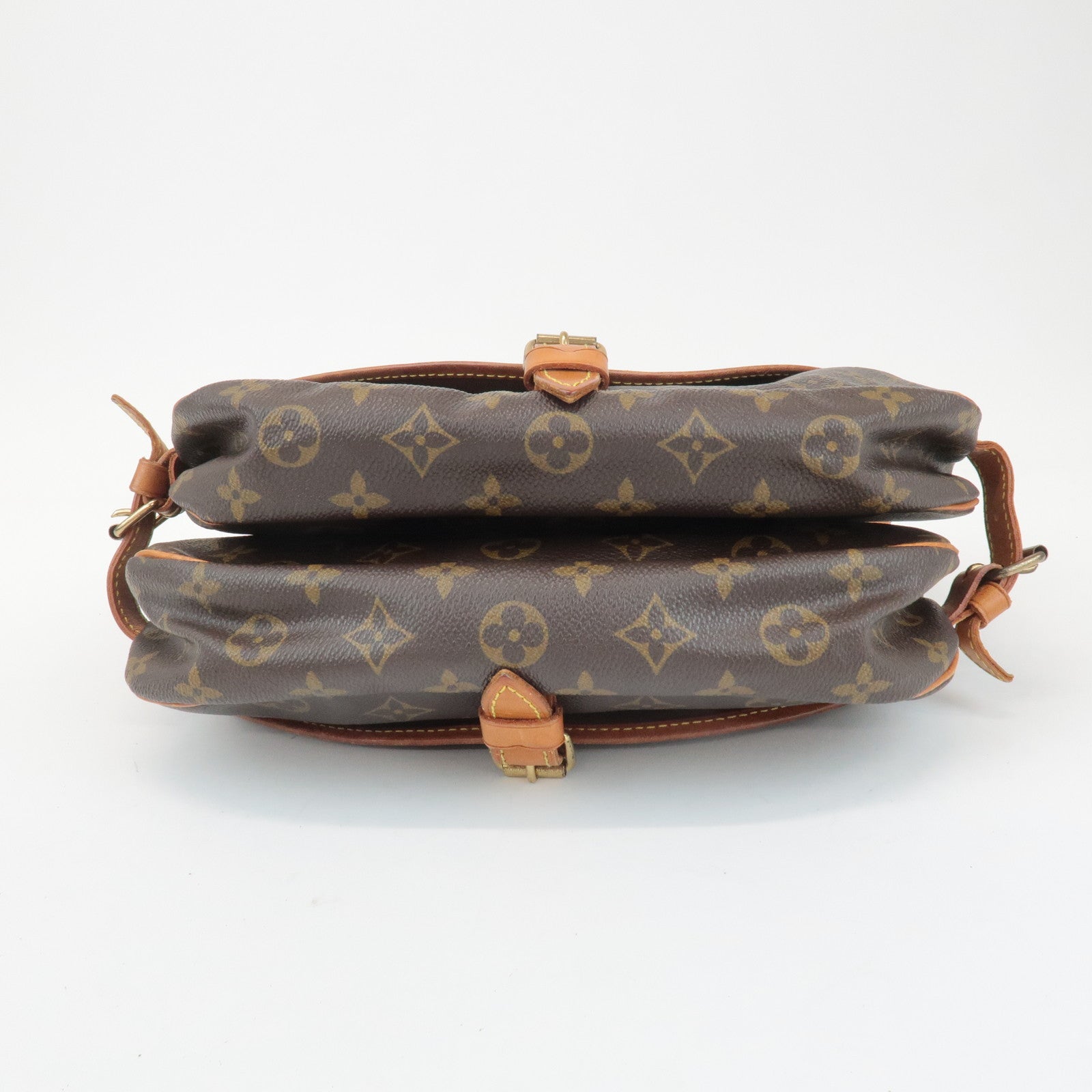 Louis Vuitton Monogram Saumur 30 Shoulder Bag Brown M42256 Used