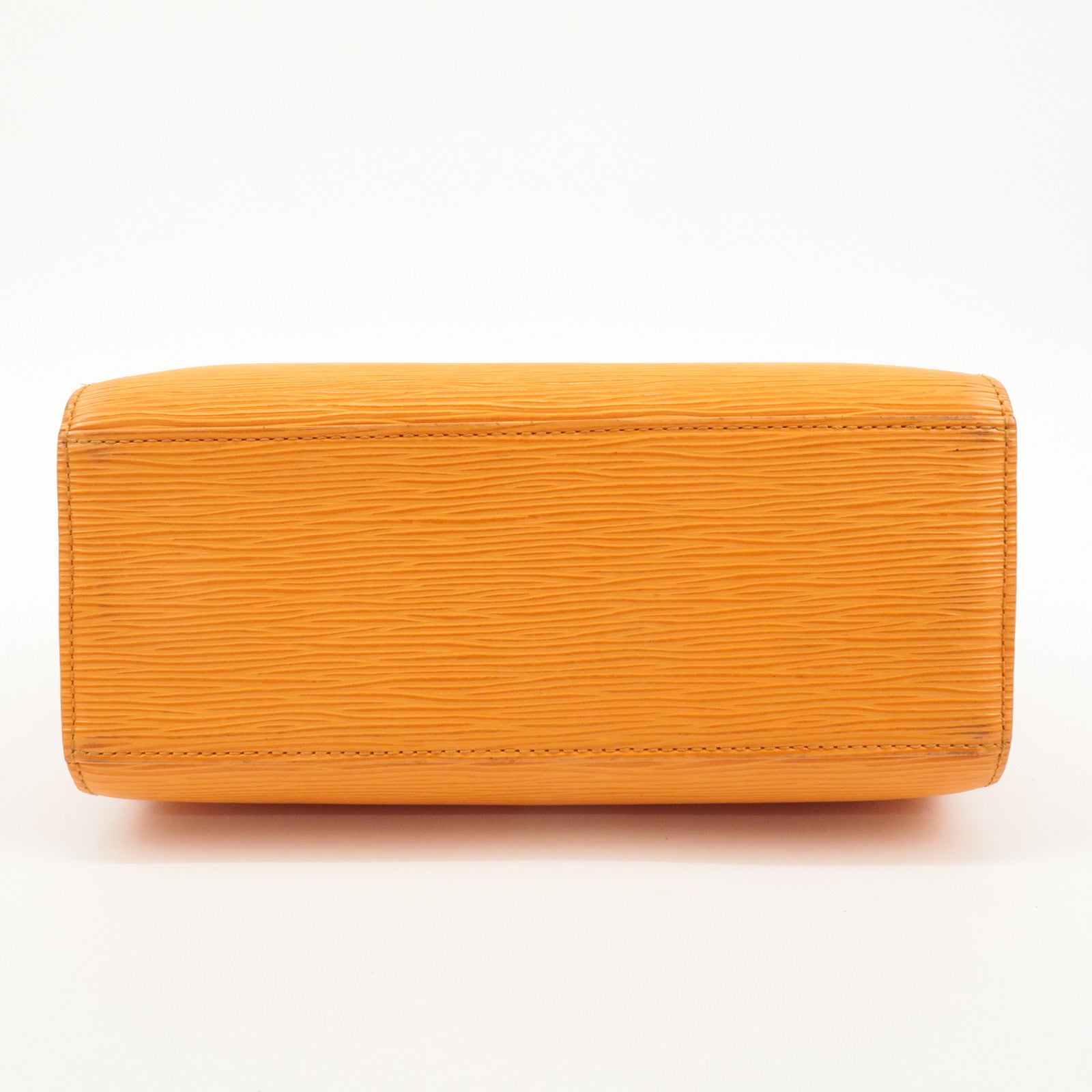 Louis Vuitton Epi Pont Neuf Hand Bag Mandarin Orange M5205H Used