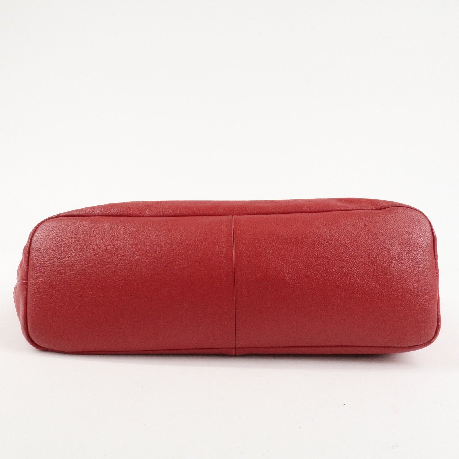 Chloe See By Chloe Leather Tote Bag Shoulder Bag Red Used