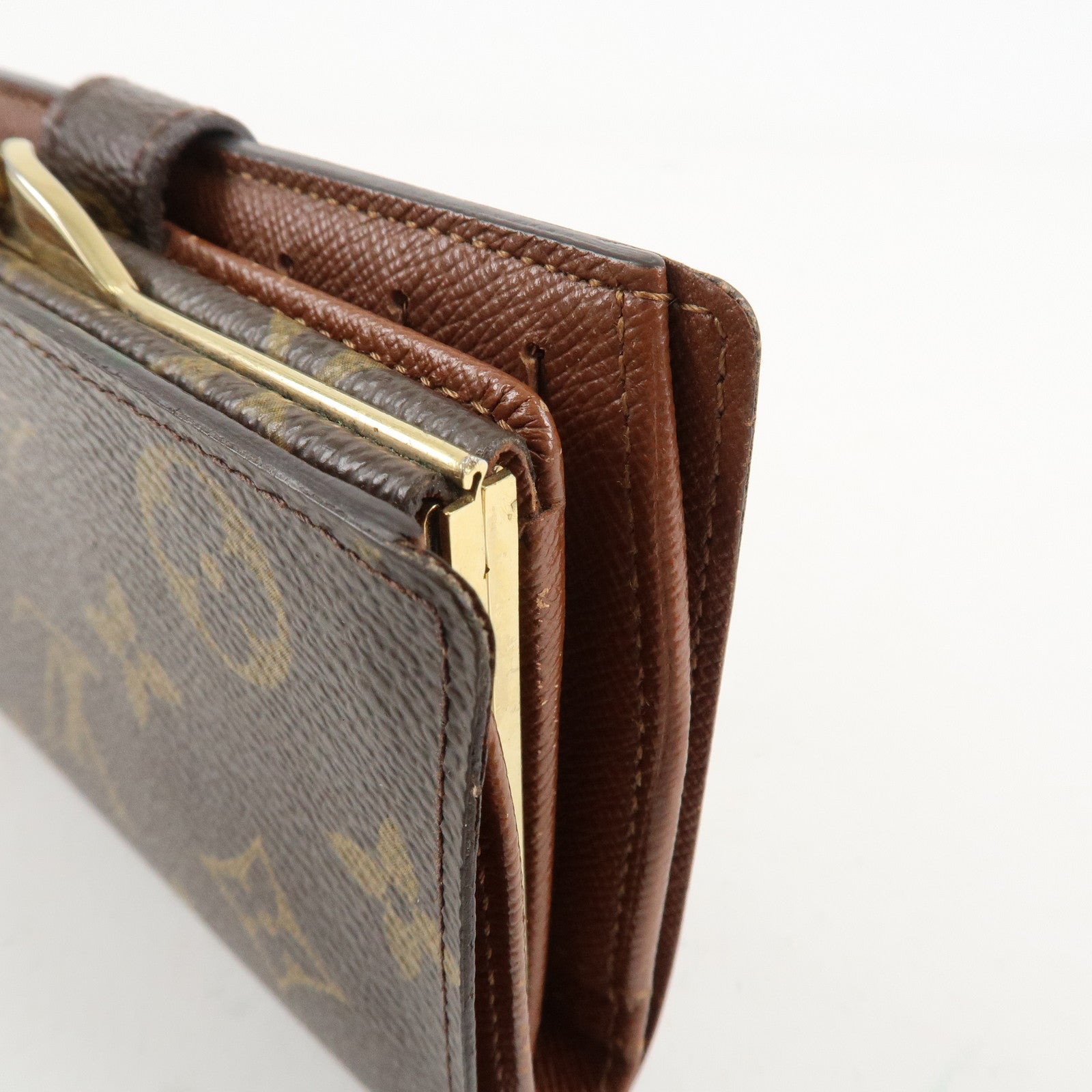 Louis Vuitton Monogram Set of 2 Porte Monnaie Billets Viennois Used