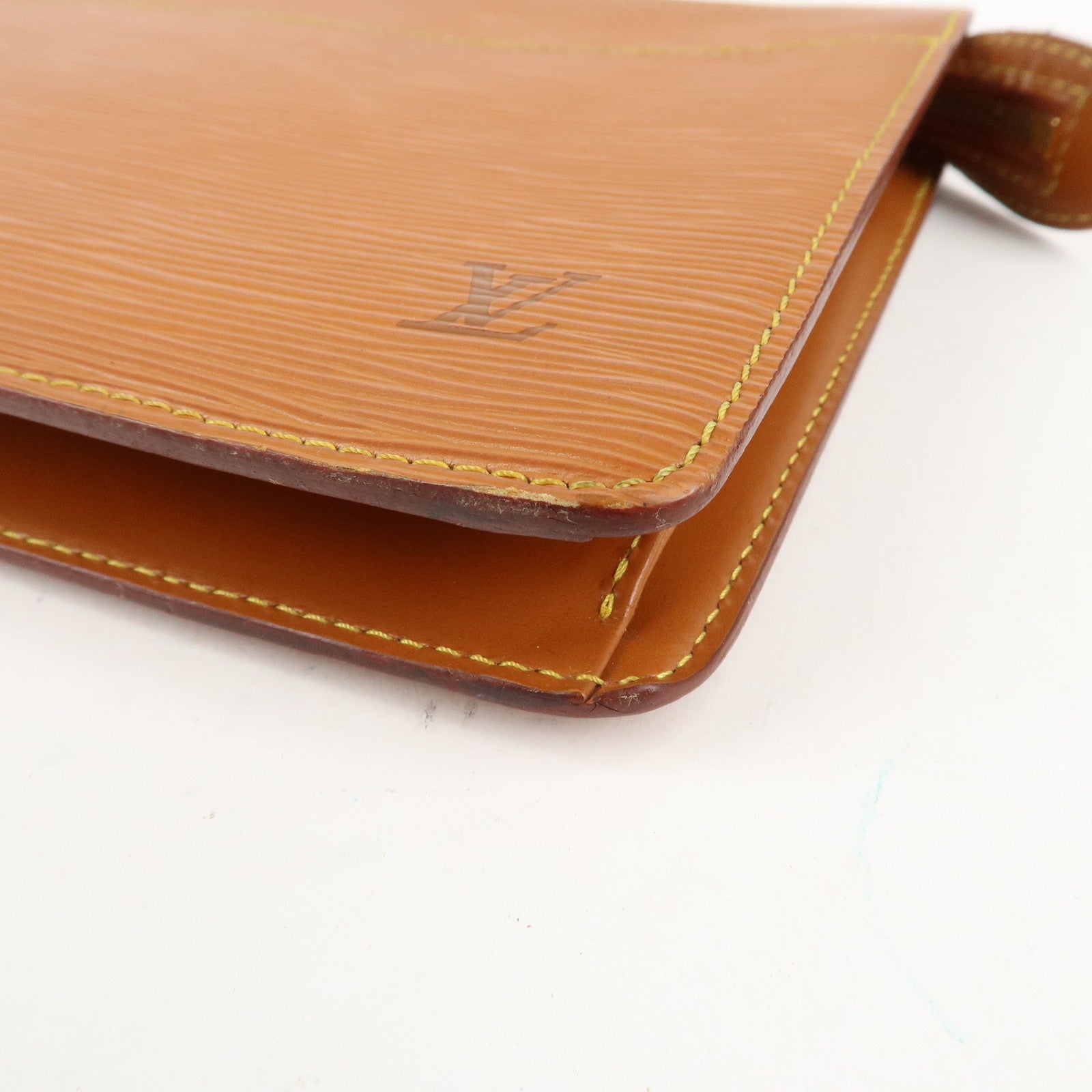 Louis Vuitton Epi Set of 2 Pochette Homme Art Deco M52528 M52635 Used