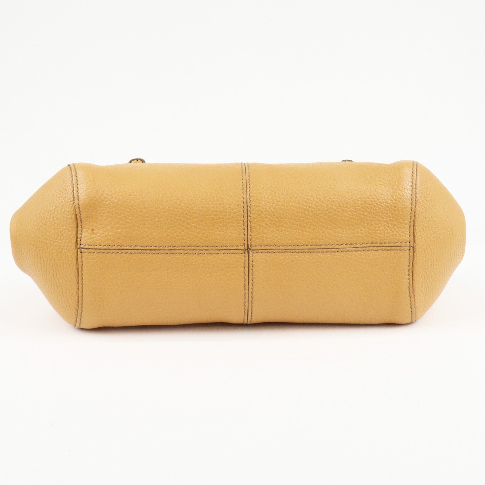 TOD’S Leather One-shoulder Bag Shoulder Bag Hand Bag Brown Used