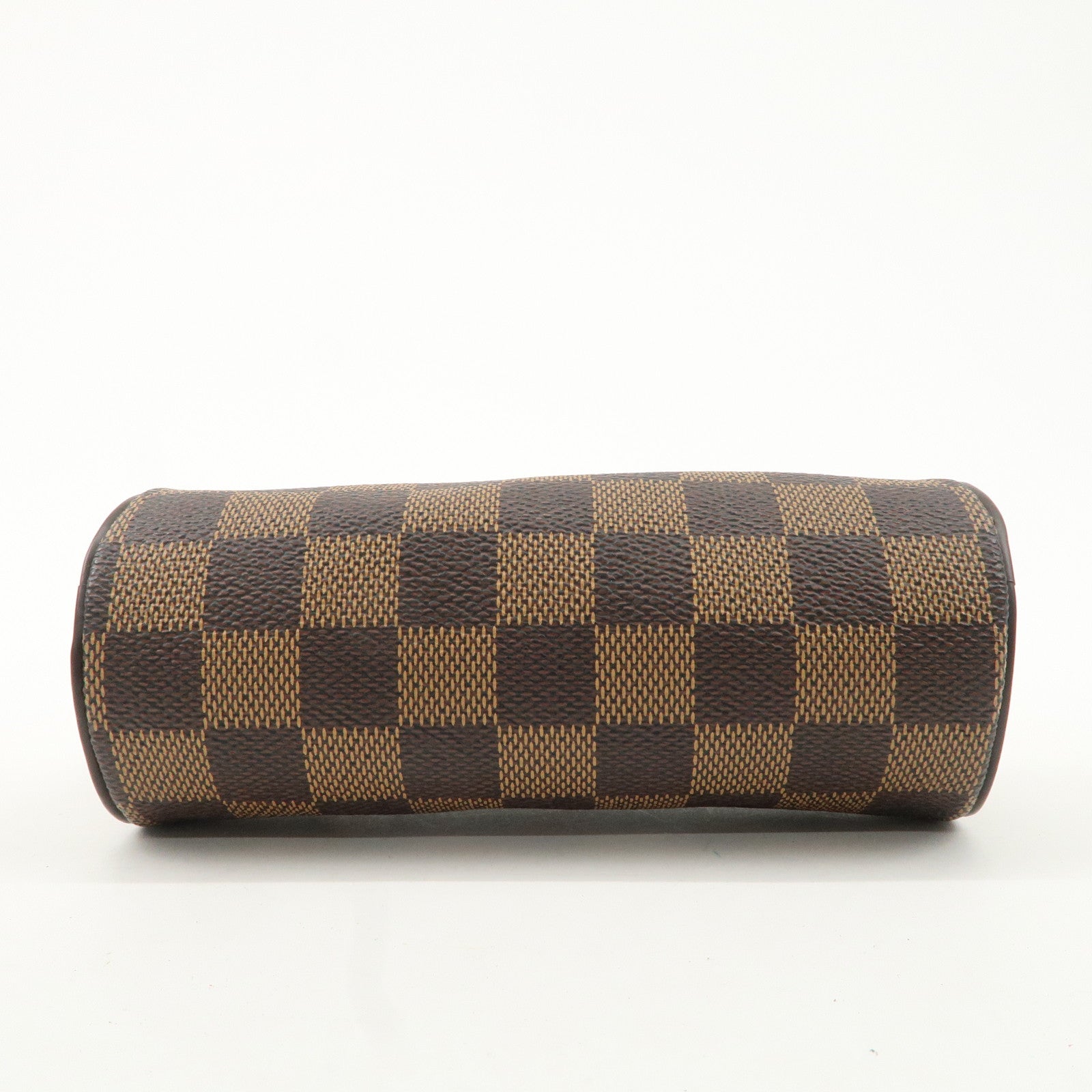 Louis Vuitton Damier Ebene Mini Pouch for Papillon Bag Brown Used