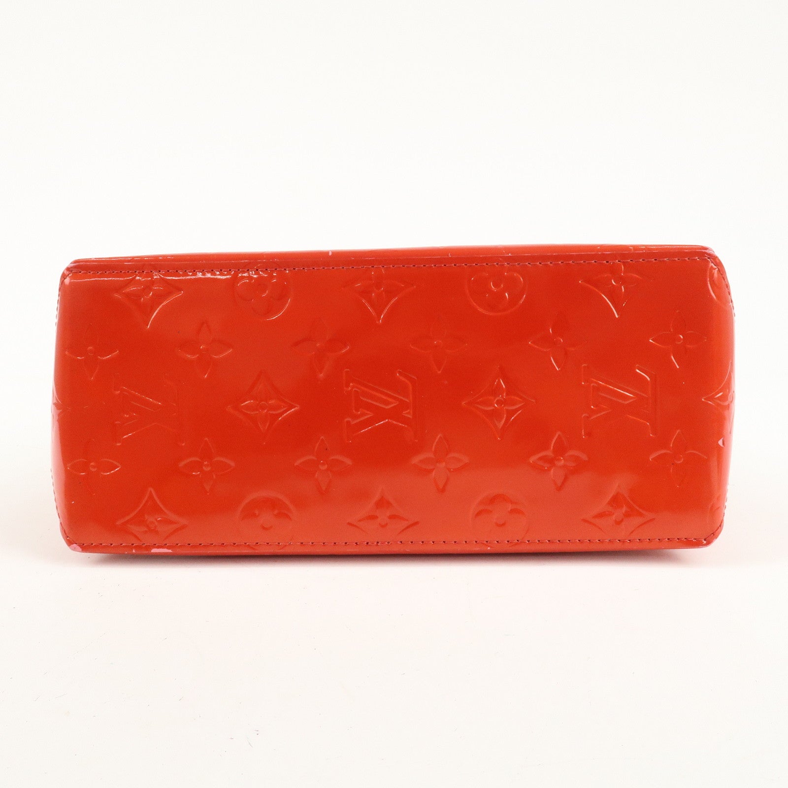 Louis Vuitton Monogram Vernis Lead PM Hand Bag M91088 Rouge Used