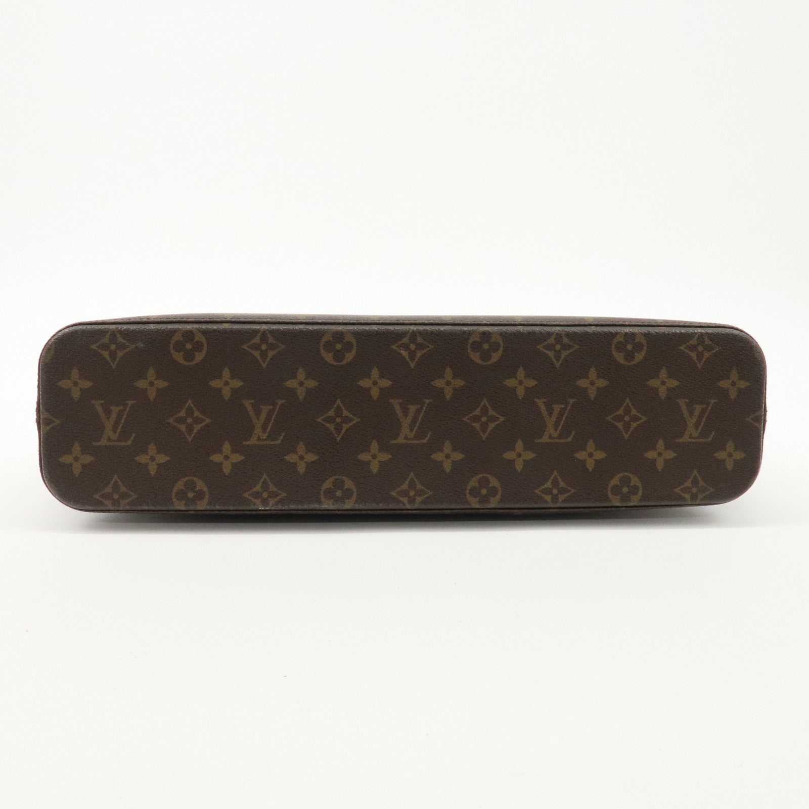 Louis Vuitton Monogram Luco Tote Bag Hand Bag Brown M51155 Used