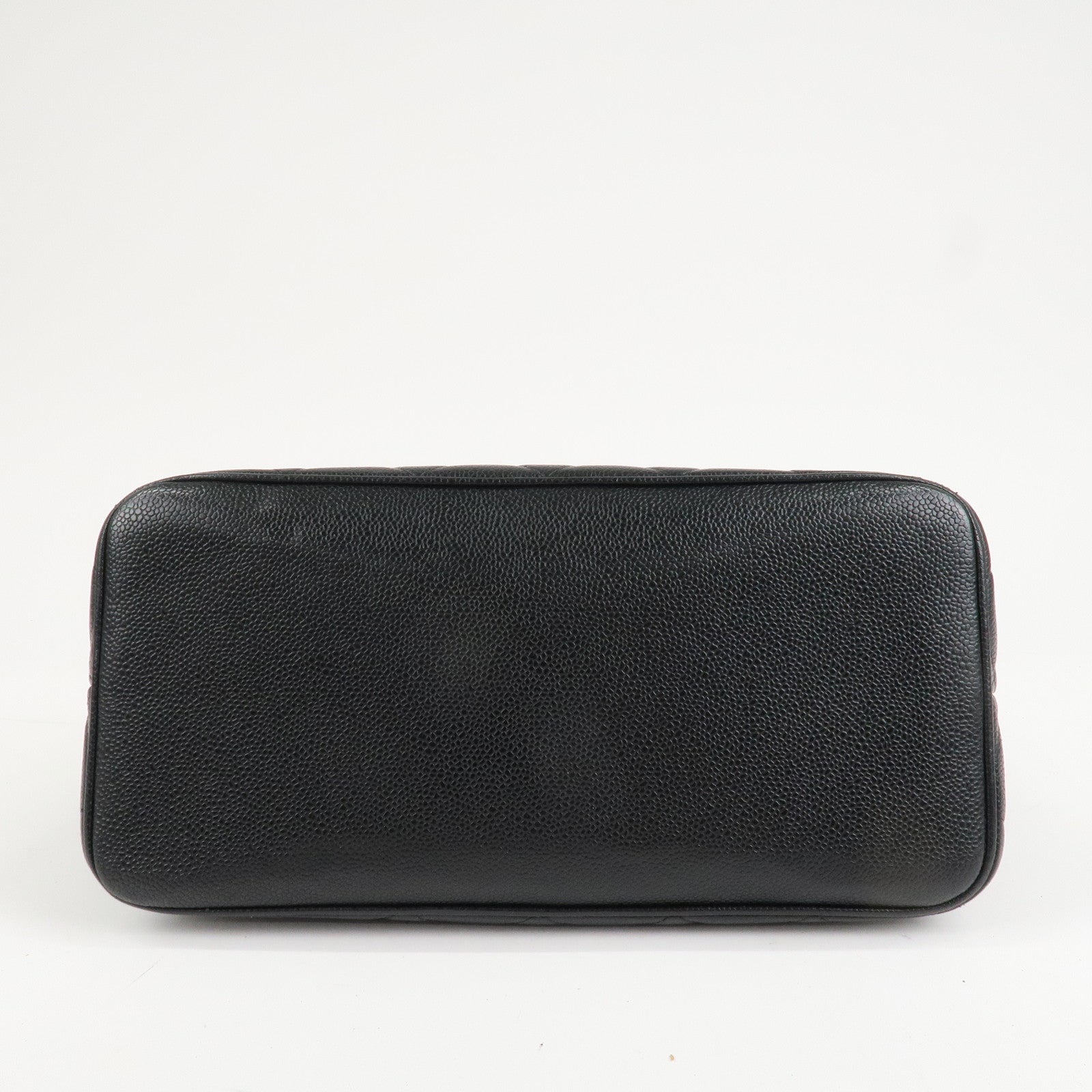 CHANEL Matelasse Caviar Skin Medalion Tote Bag Hand Bag A01804 Used