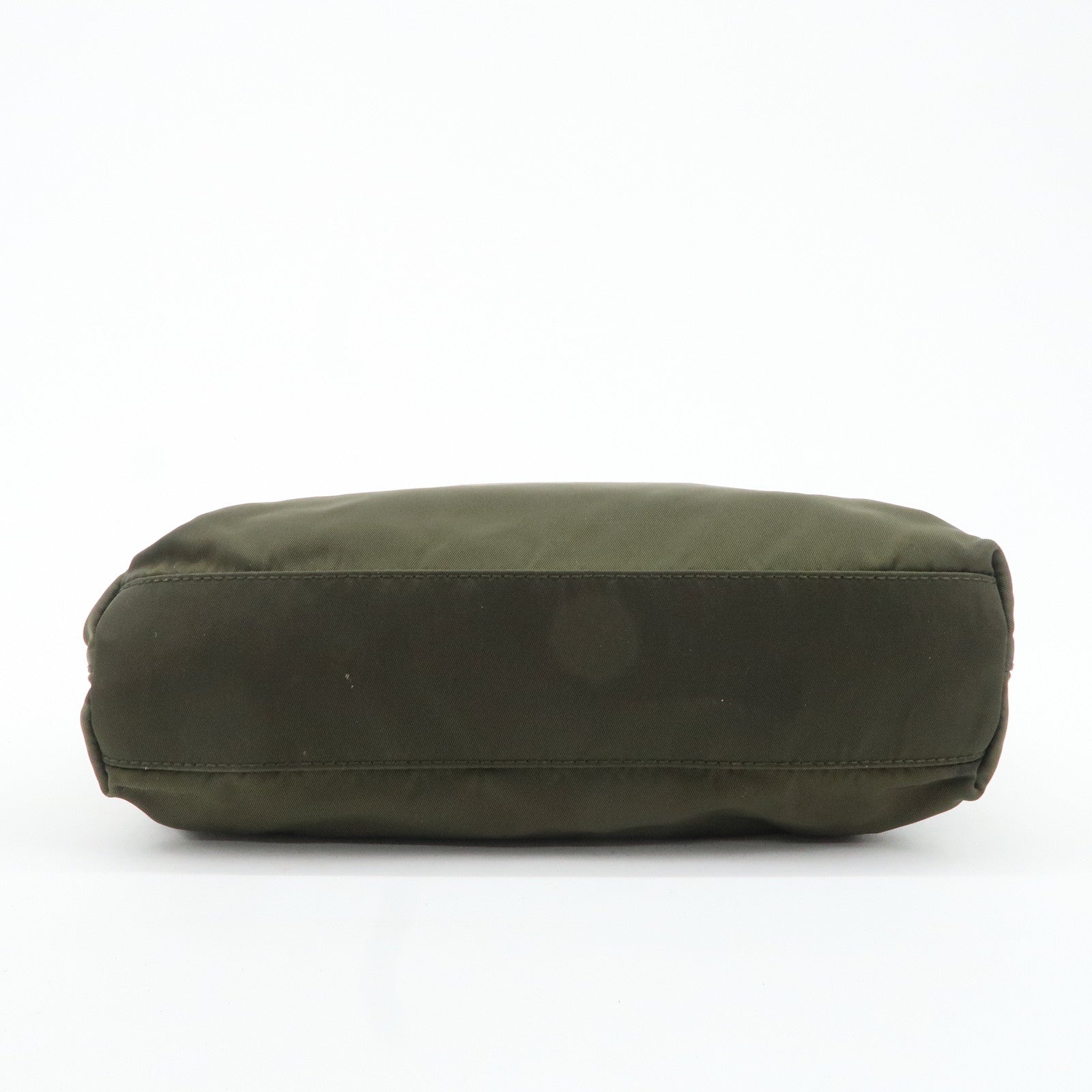 PRADA Nylon Tote Bag Shoulder Bag Khaki K3093 Used