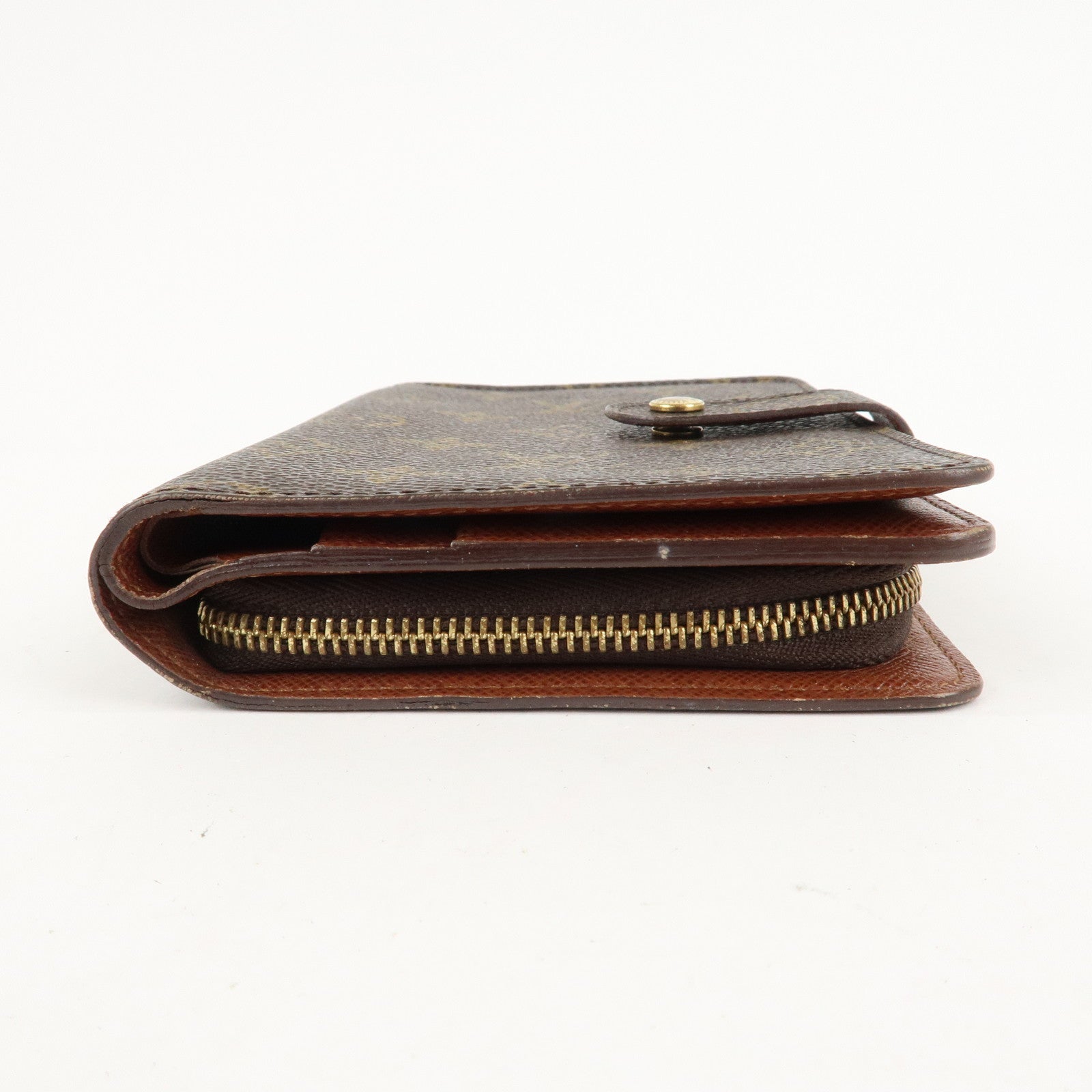 Louis Vuitton Monogram Porte Papier Zip Bi-fold Wallet M61207 Used