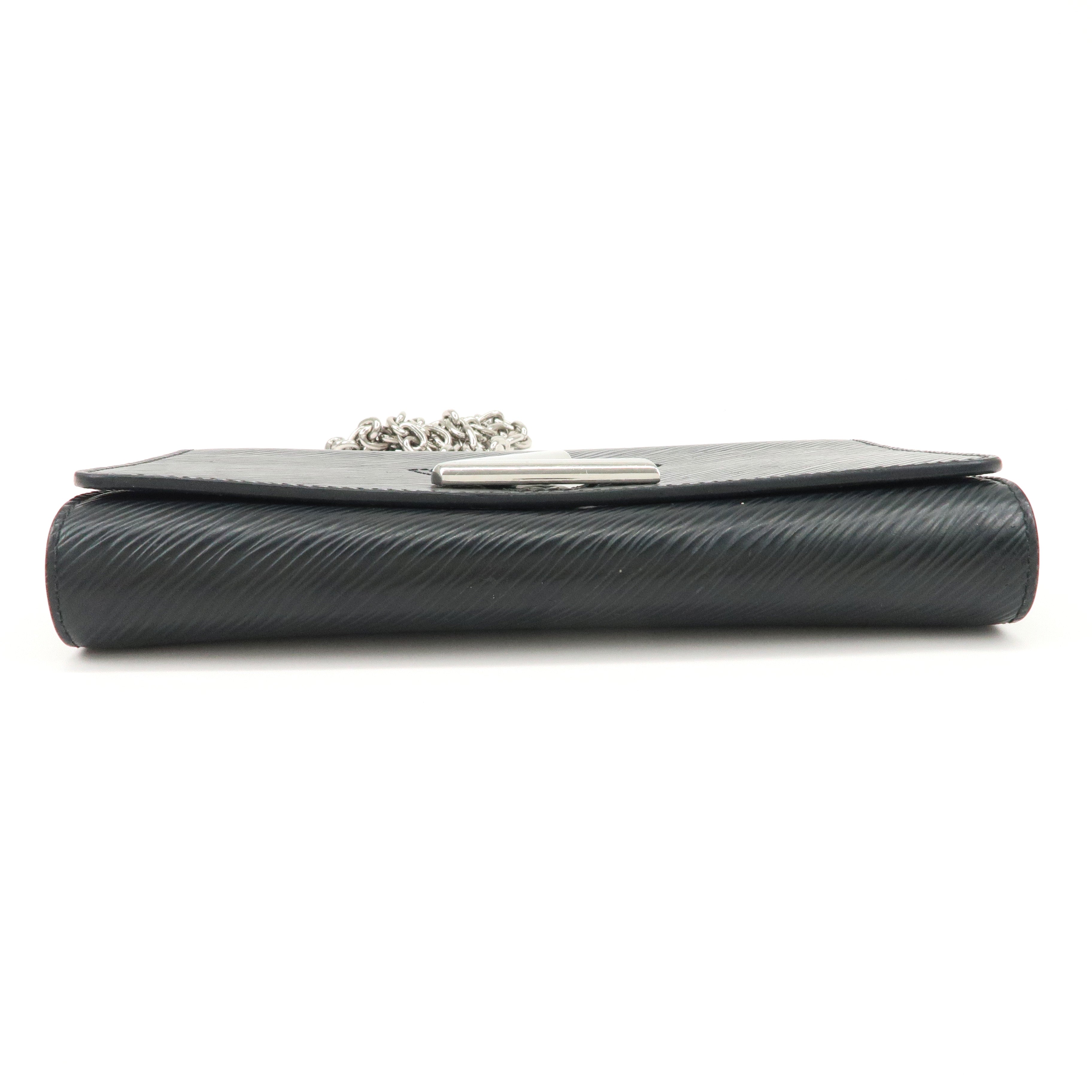 Louis Vuitton Epi Portefeuille Twist Chain Long Wallet WOC M62038 Used